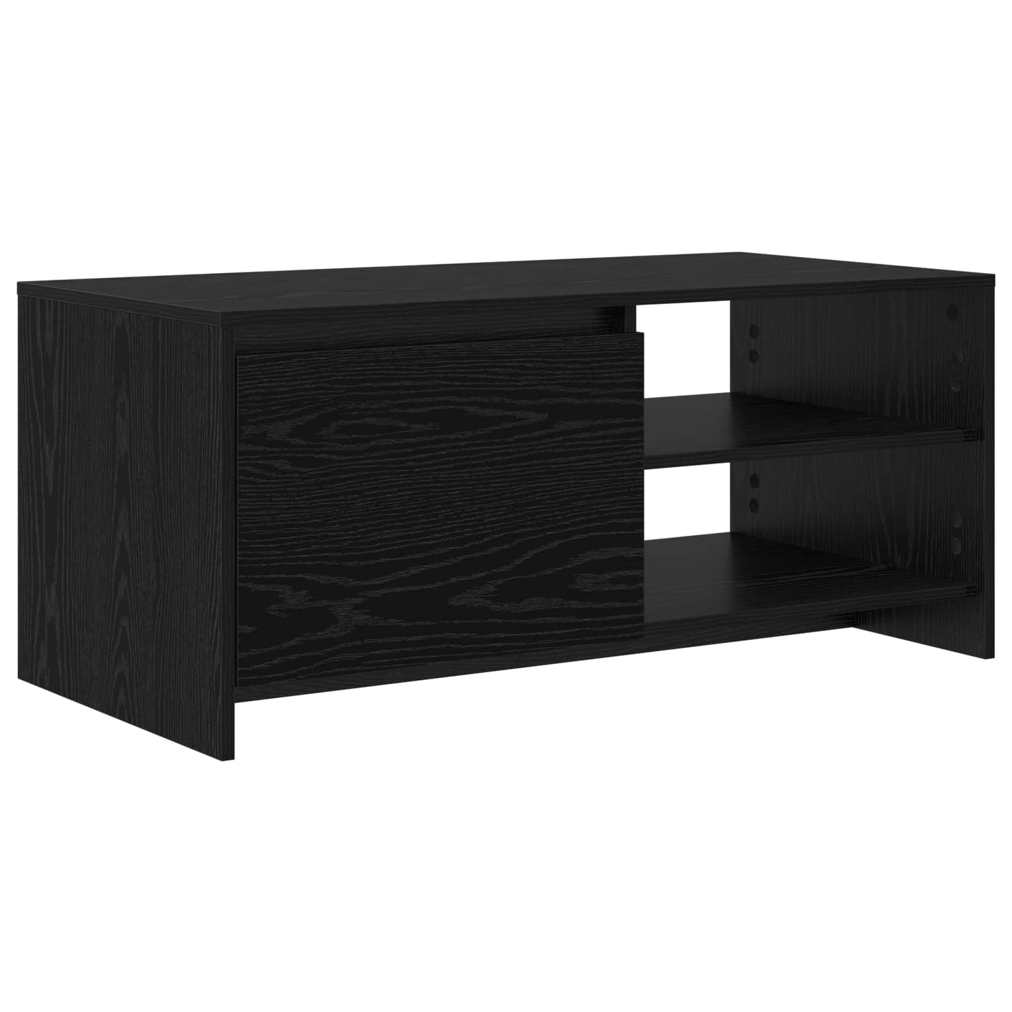 Dohányzóasztal Fekete Tölgy 102 x 50 x 45 cm Szerelt fa