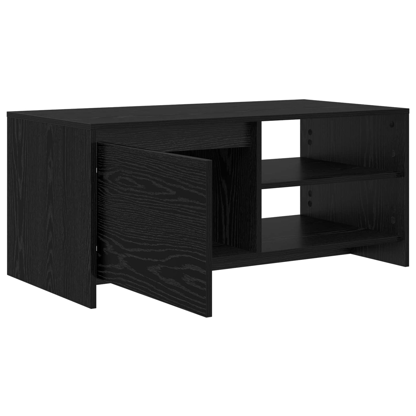 Dohányzóasztal Fekete Tölgy 102 x 50 x 45 cm Szerelt fa