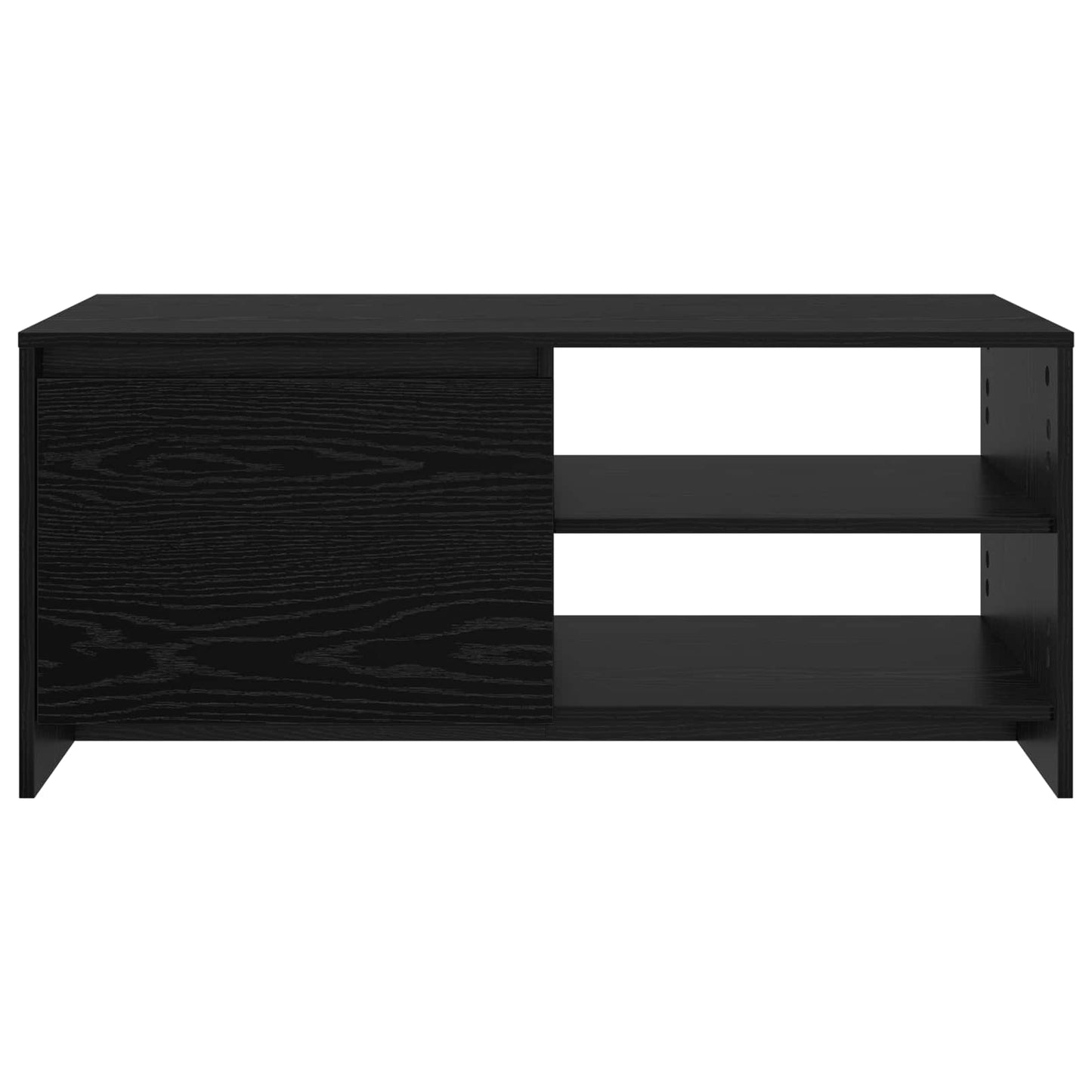 Dohányzóasztal Fekete Tölgy 102 x 50 x 45 cm Szerelt fa