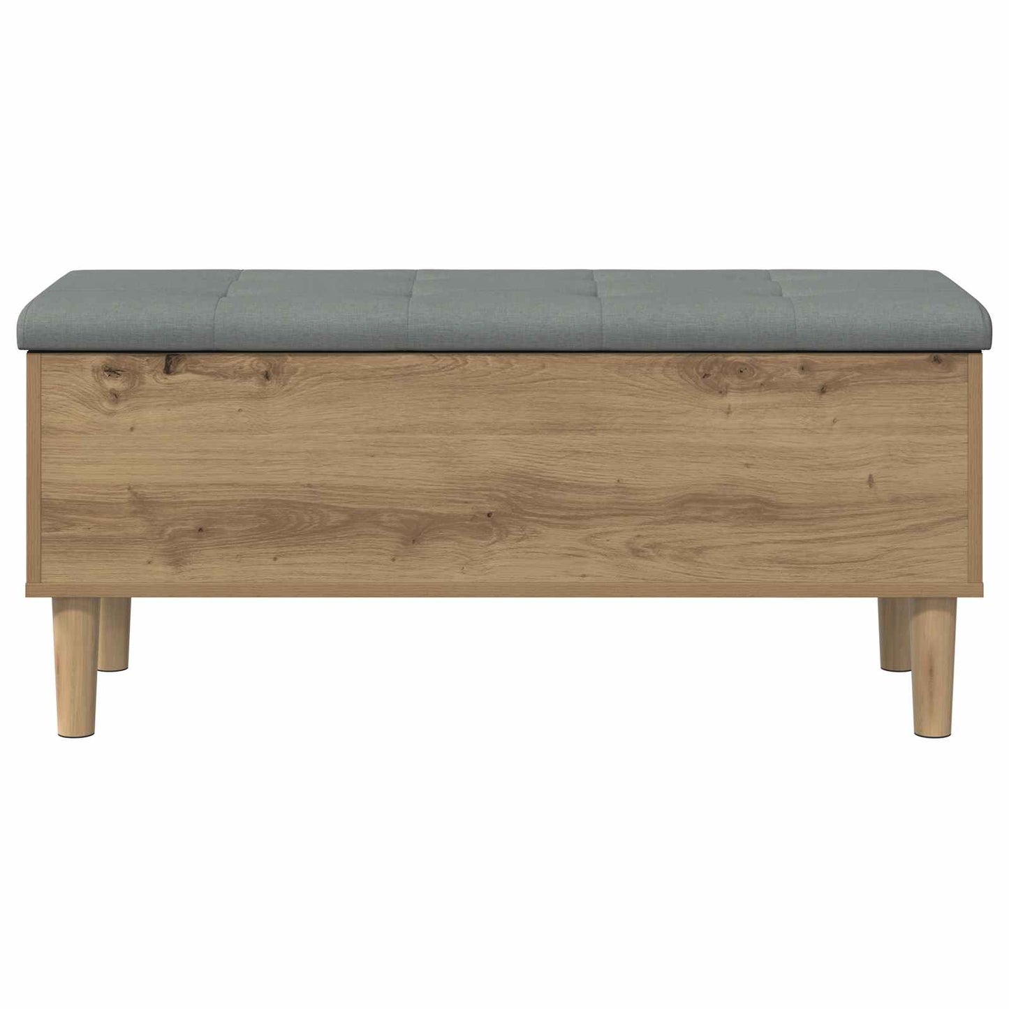 Tároló pad párnával Kézműves Tölgy 102 x 42 x 46 cm Szerelt Fa