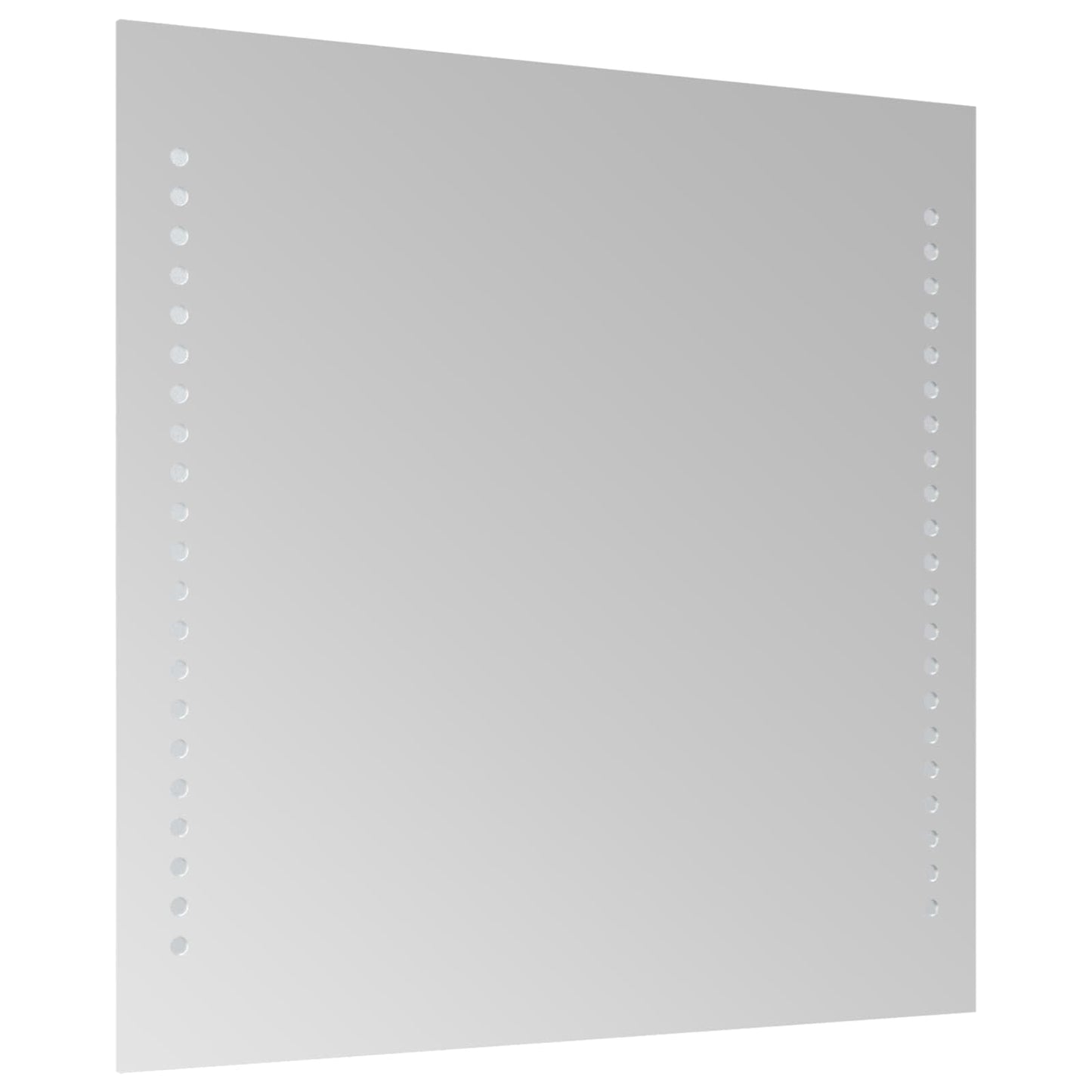 LED Fürdőszoba Tükör tükörrel Átlátszó 40 x 40 cm edzett üveg