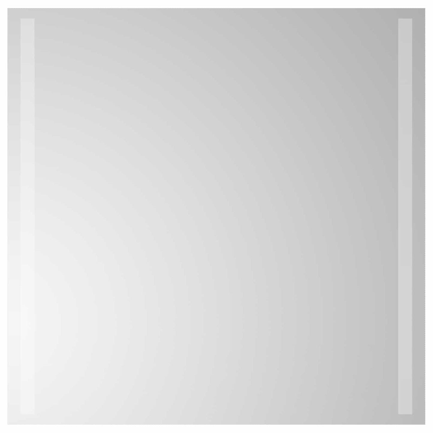 LED Fürdőszoba Tükör tükörrel Átlátszó 60 x 60 cm edzett üveg