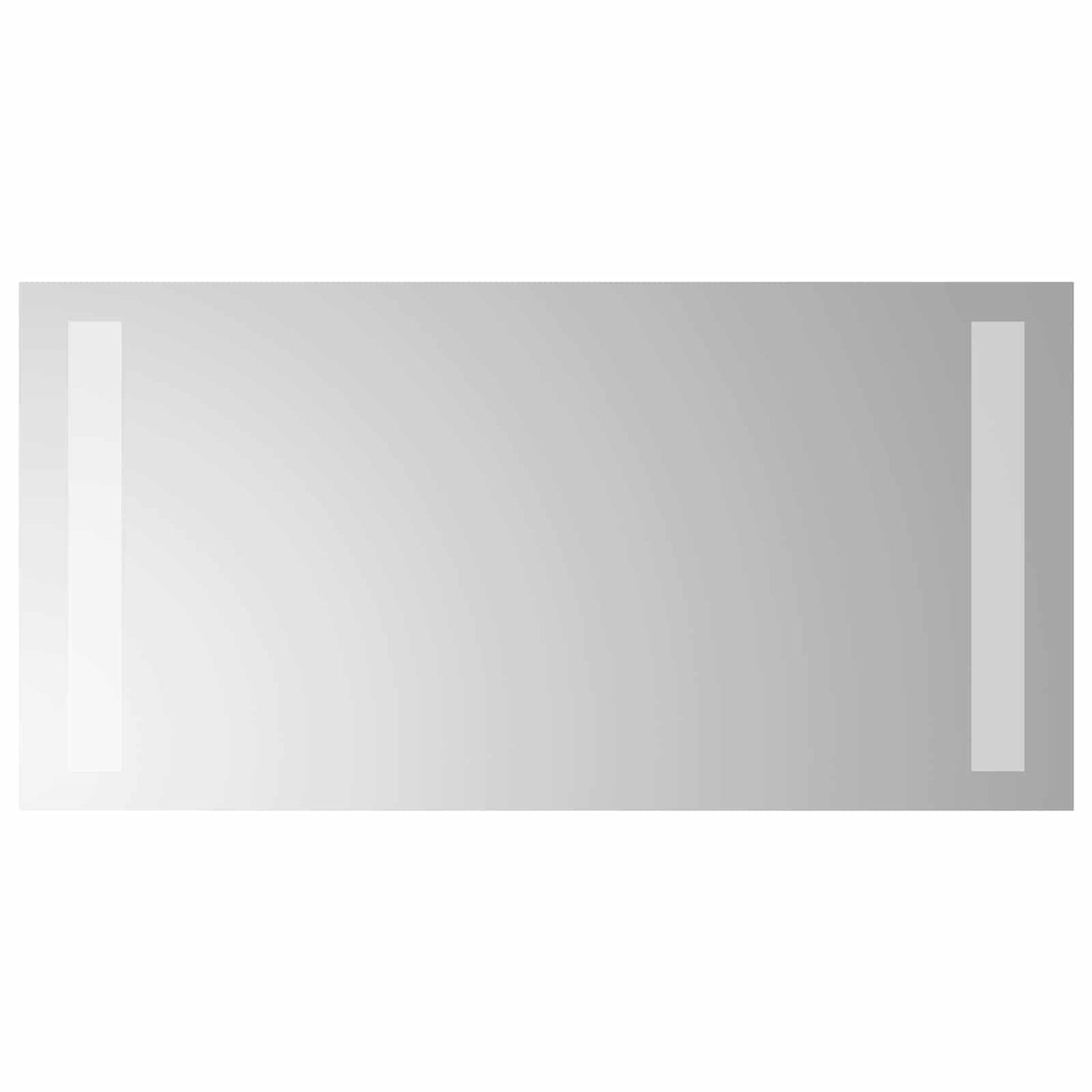 LED Fürdőszoba Tükör tükörrel Átlátszó 40 x 20 cm edzett üveg