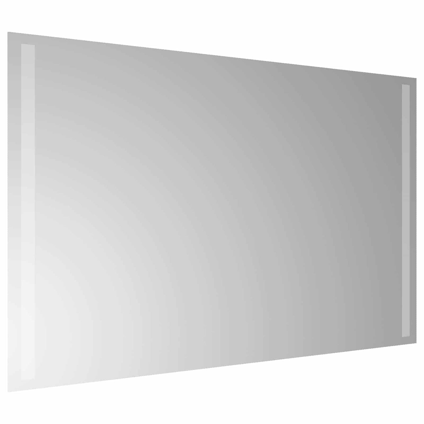 LED Fürdőszoba Tükör tükörrel Átlátszó 80 x 50 cm edzett üveg