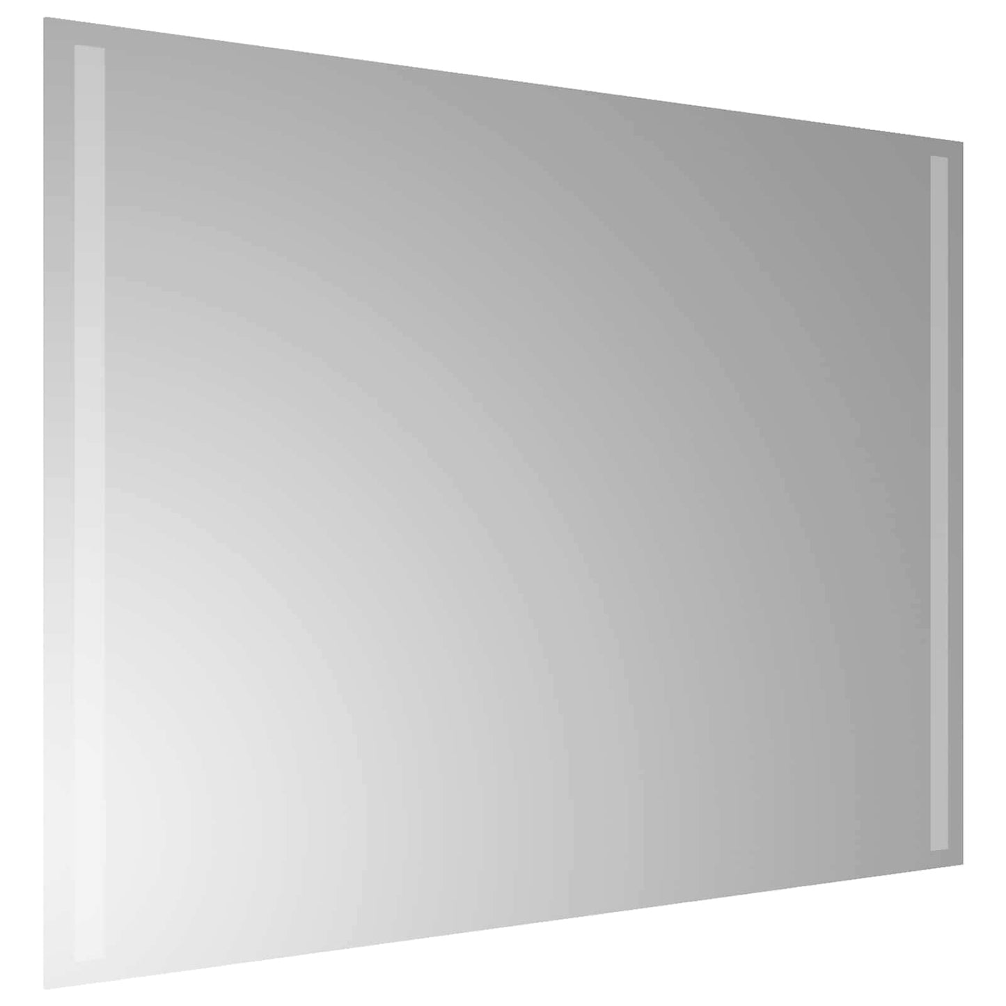 LED Fürdőszoba Tükör tükörrel Átlátszó 80 x 60 cm edzett üveg