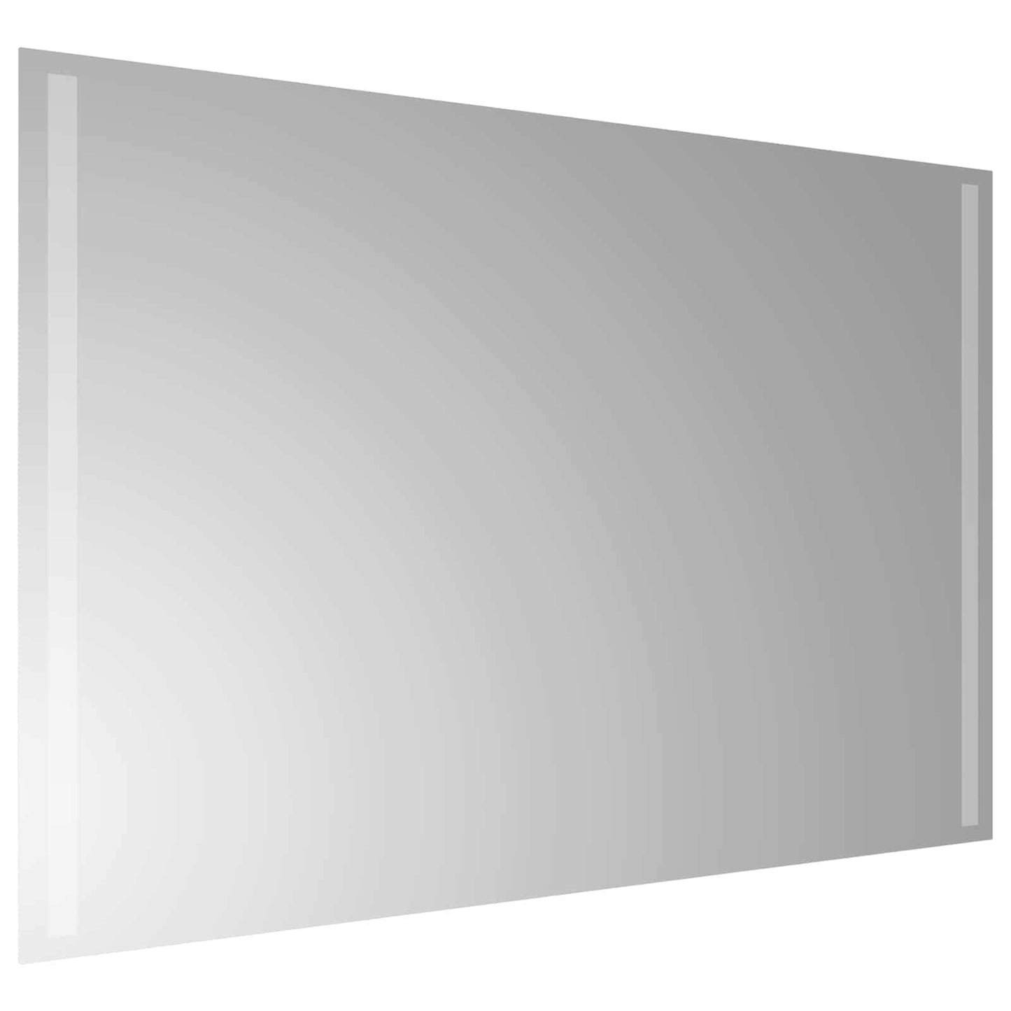 LED Fürdőszoba Tükör tükörrel Átlátszó 90 x 60 cm edzett üveg