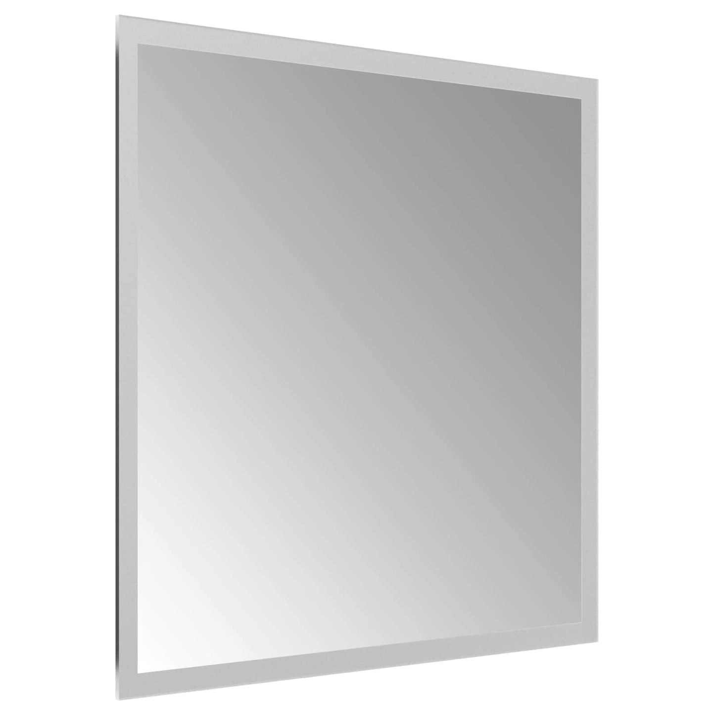 LED Fürdőszoba Tükör tükörrel Átlátszó 40 x 40 cm edzett üveg