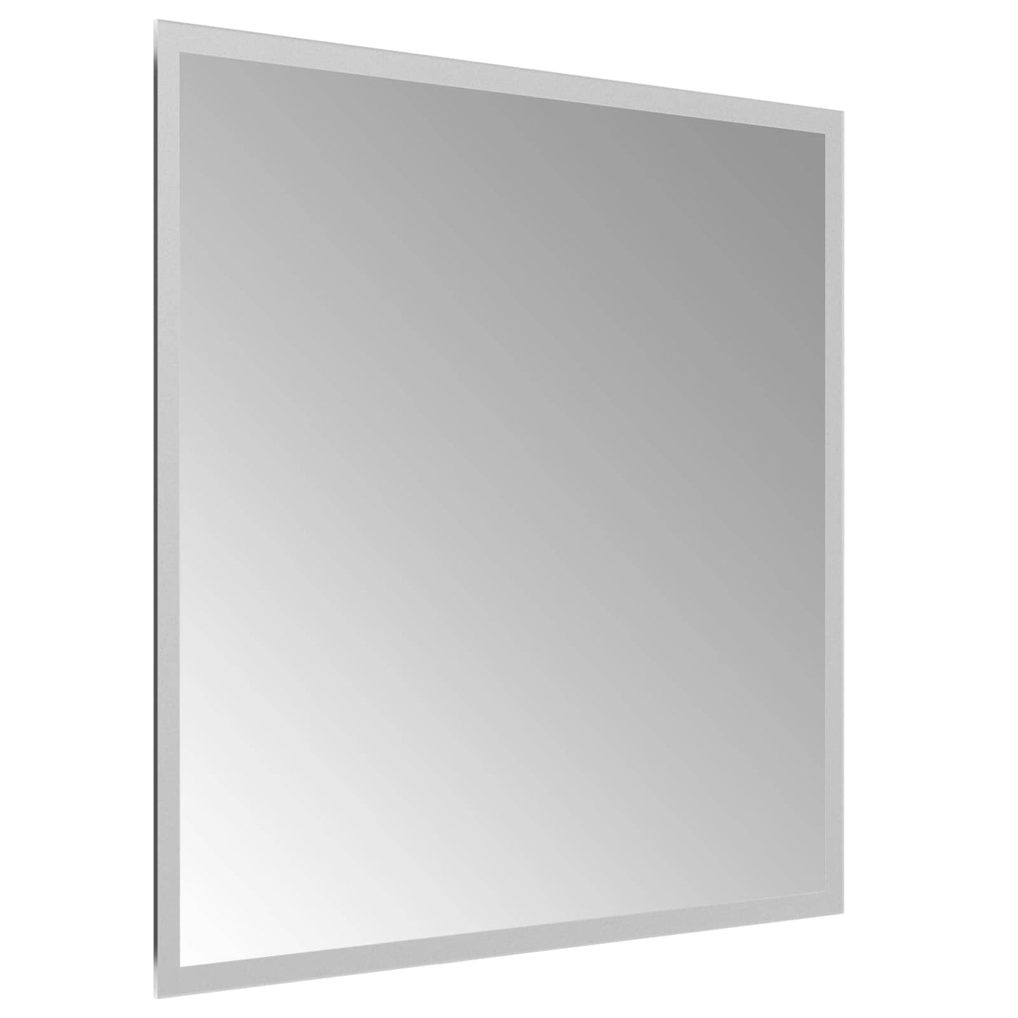 LED Fürdőszoba Tükör tükörrel Átlátszó 50 x 50 cm edzett üveg