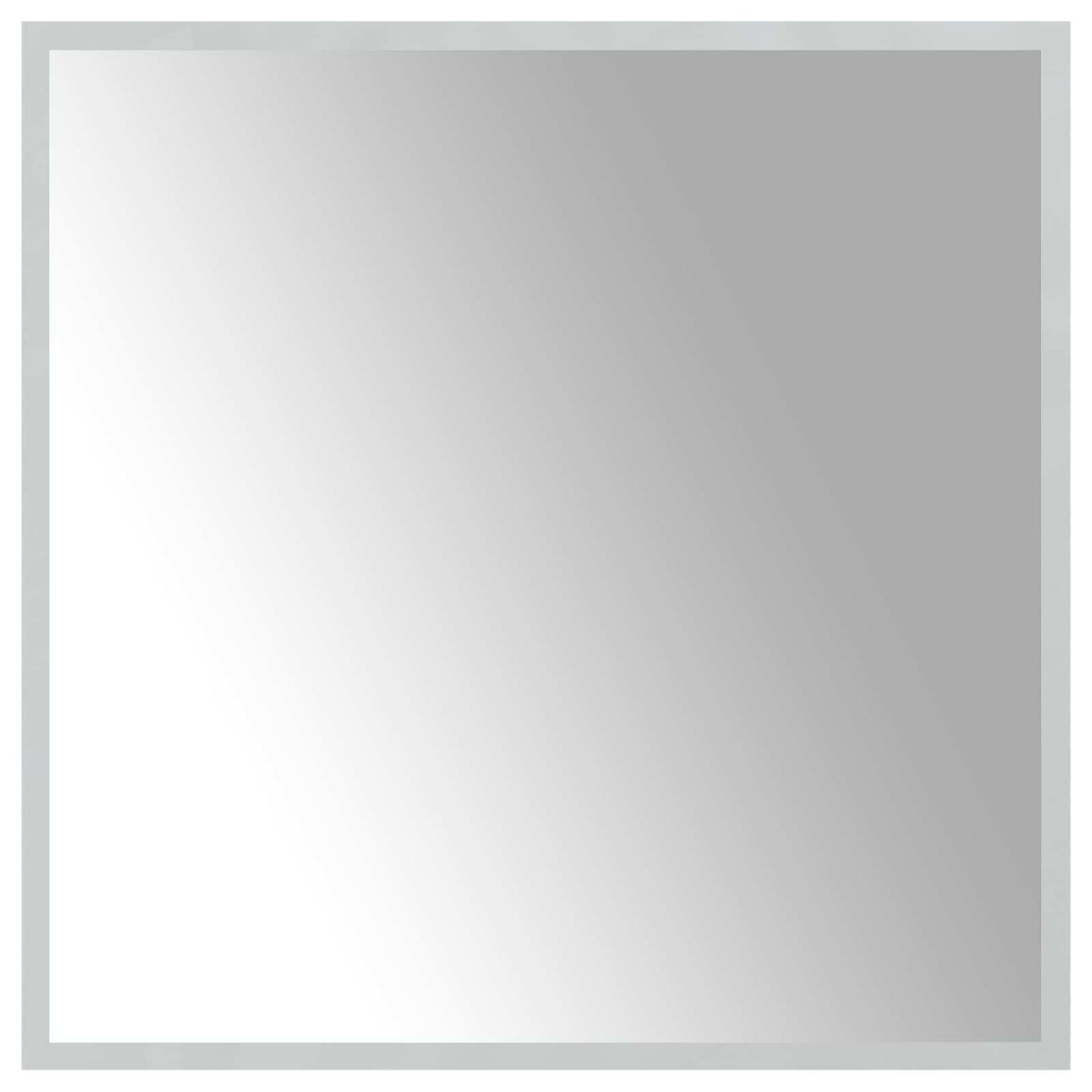 LED Fürdőszoba Tükör tükörrel Átlátszó 60 x 60 cm edzett üveg