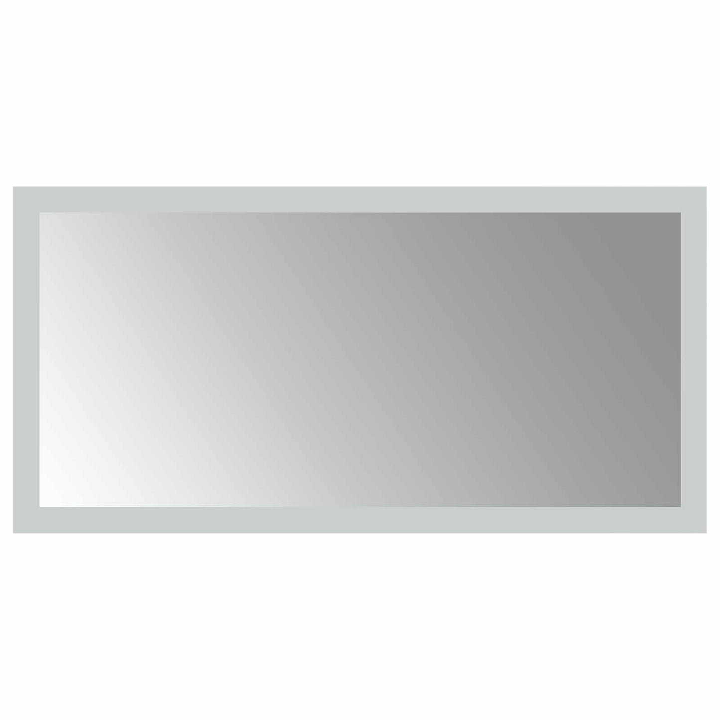 LED Fürdőszoba Tükör tükörrel Átlátszó 40 x 20 cm edzett üveg