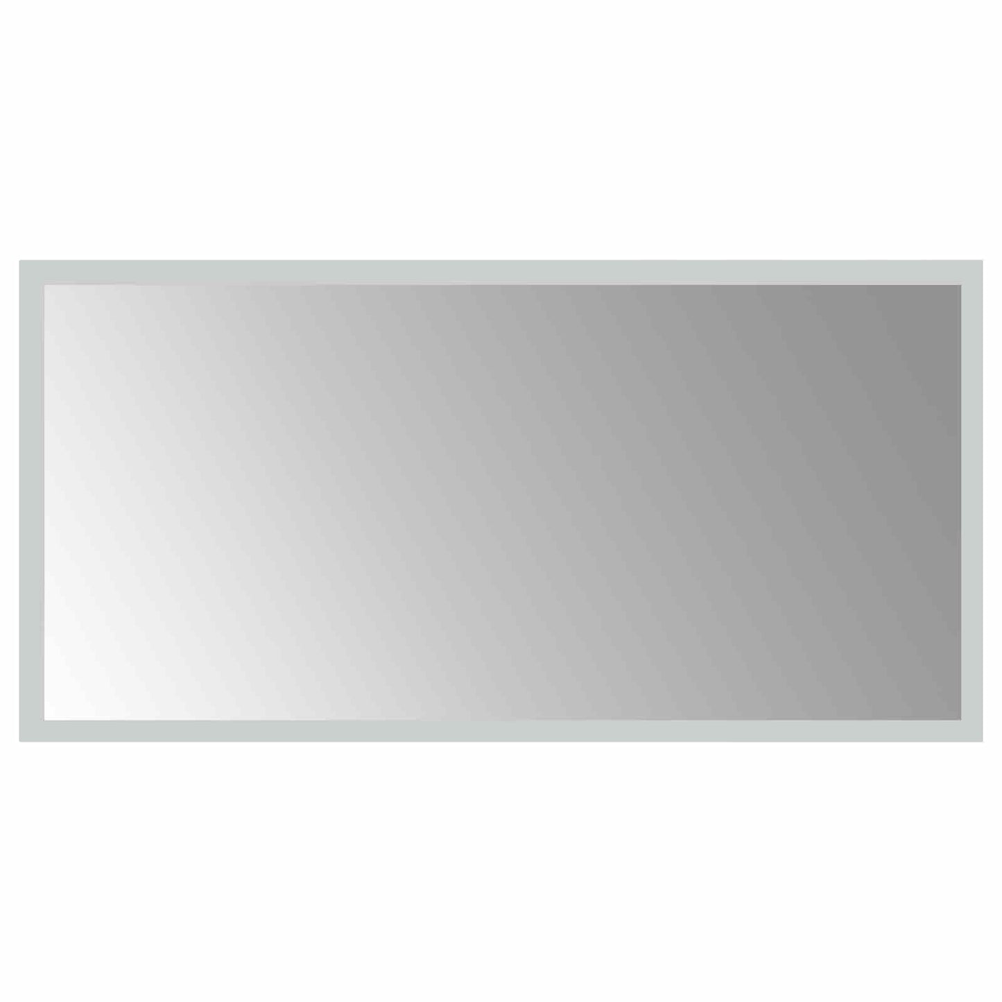 LED Fürdőszoba Tükör tükörrel Átlátszó 60 x 30 cm edzett üveg