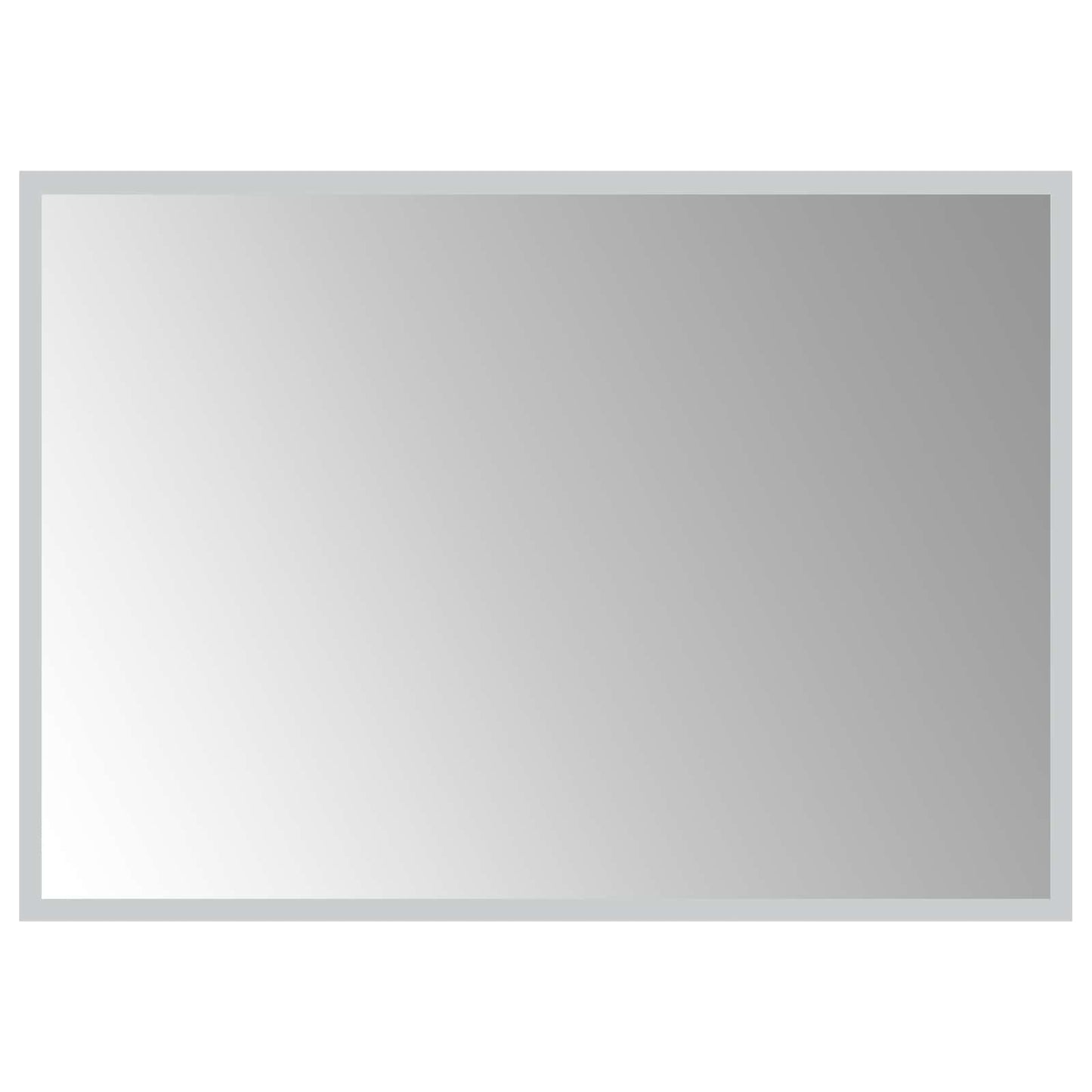 LED Fürdőszoba Tükör tükörrel Átlátszó 70 x 50 cm edzett üveg