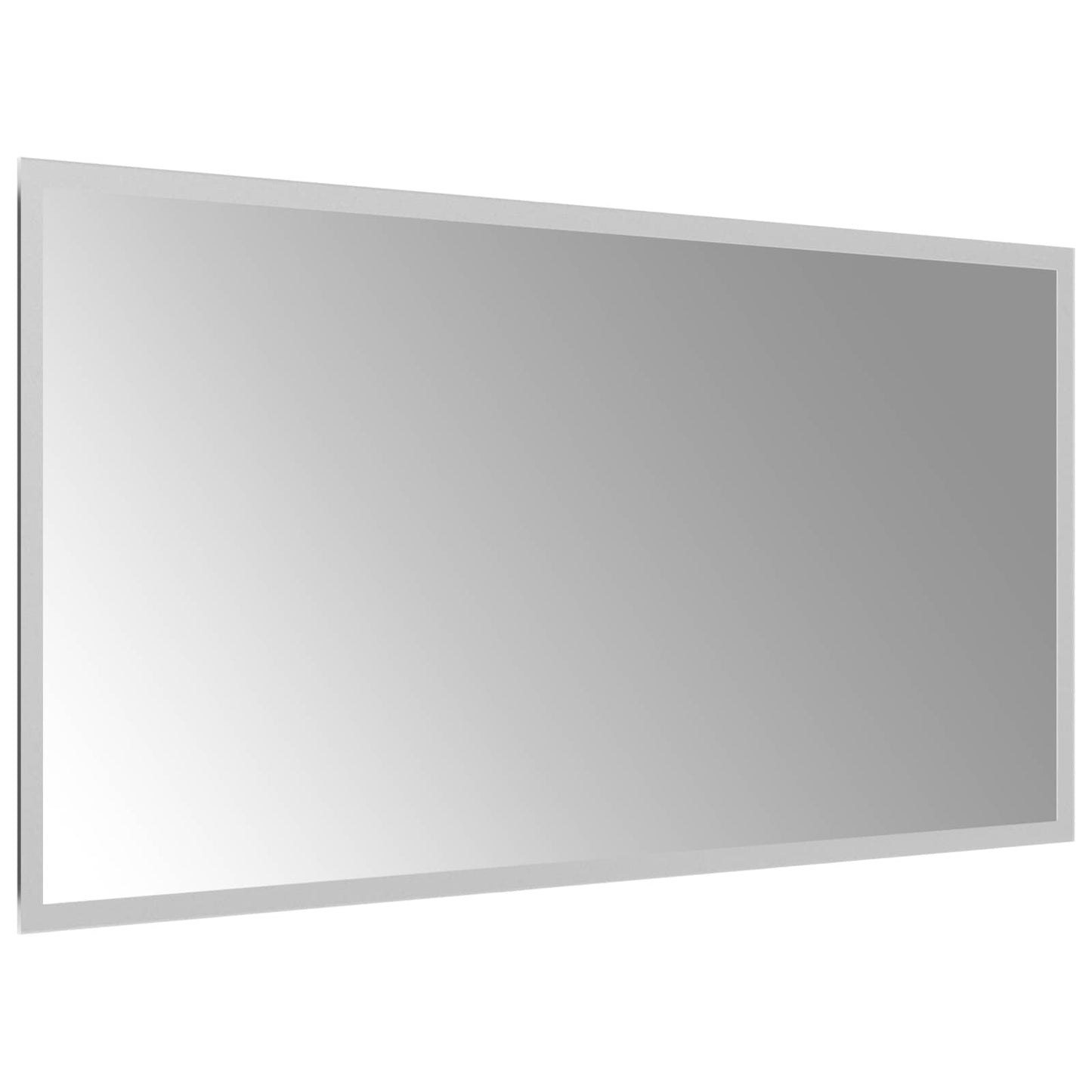 LED Fürdőszoba Tükör tükörrel Átlátszó 80 x 40 cm edzett üveg