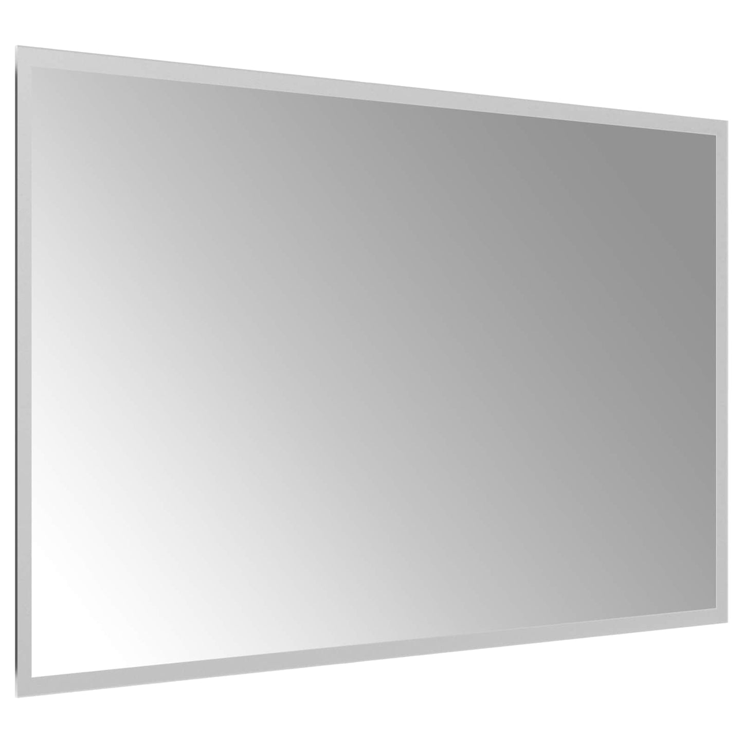 LED Fürdőszoba Tükör tükörrel Átlátszó 80 x 50 cm edzett üveg