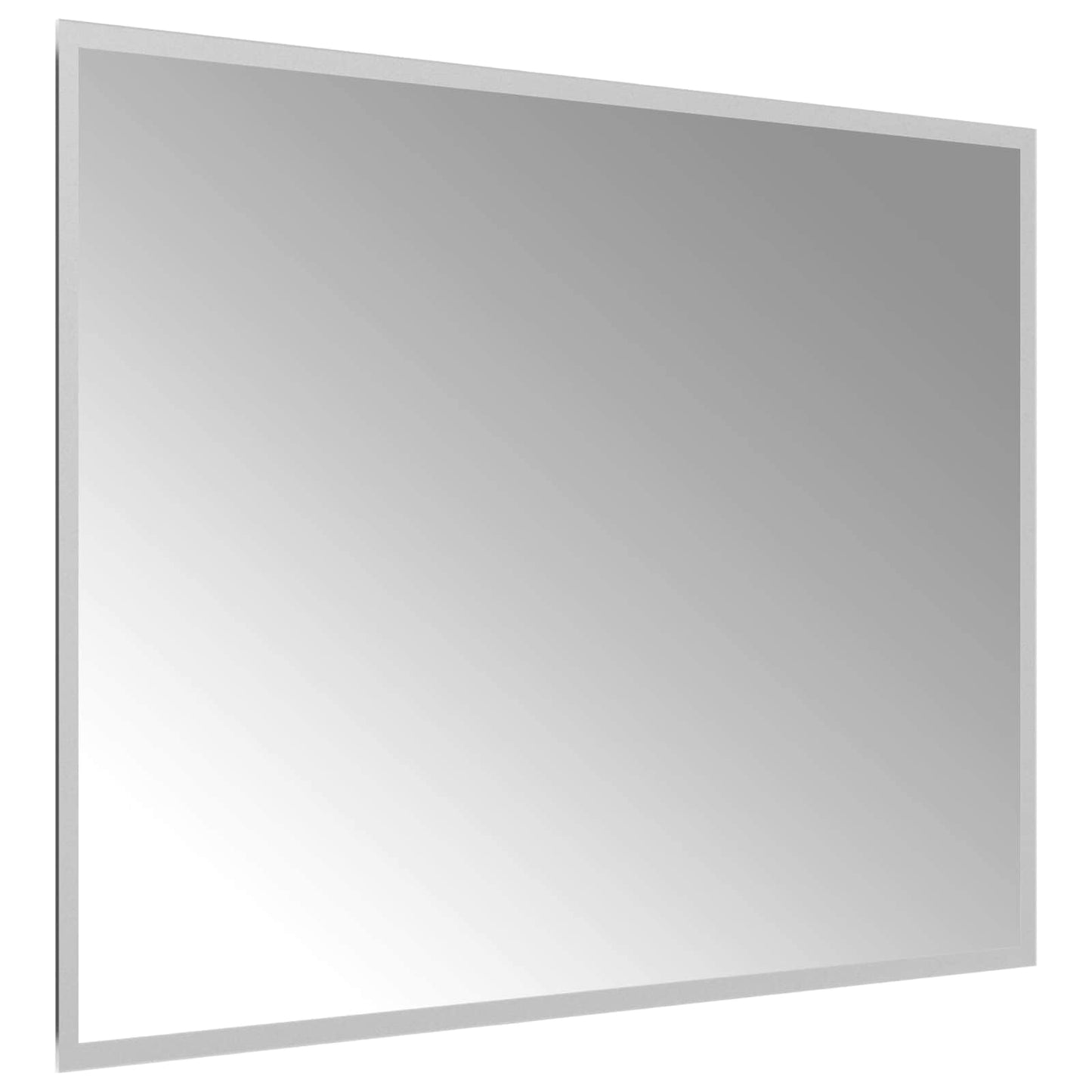 LED Fürdőszoba Tükör tükörrel Átlátszó 80 x 60 cm edzett üveg
