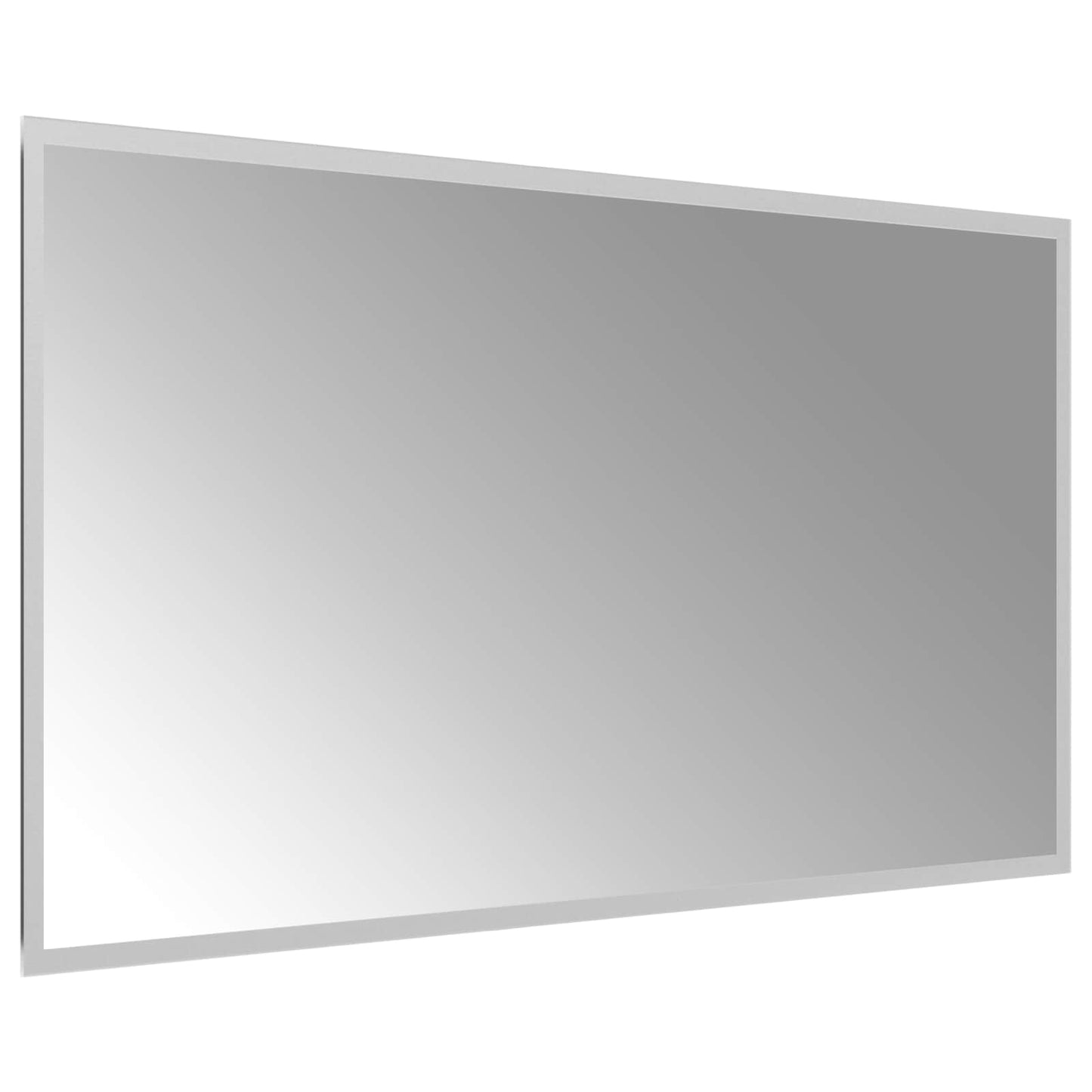 LED Fürdőszoba Tükör tükörrel Átlátszó 90 x 50 cm edzett üveg