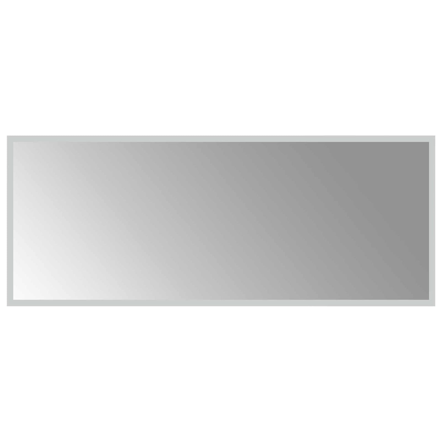 LED Fürdőszoba Tükör tükörrel Átlátszó 100 x 40 cm edzett üveg