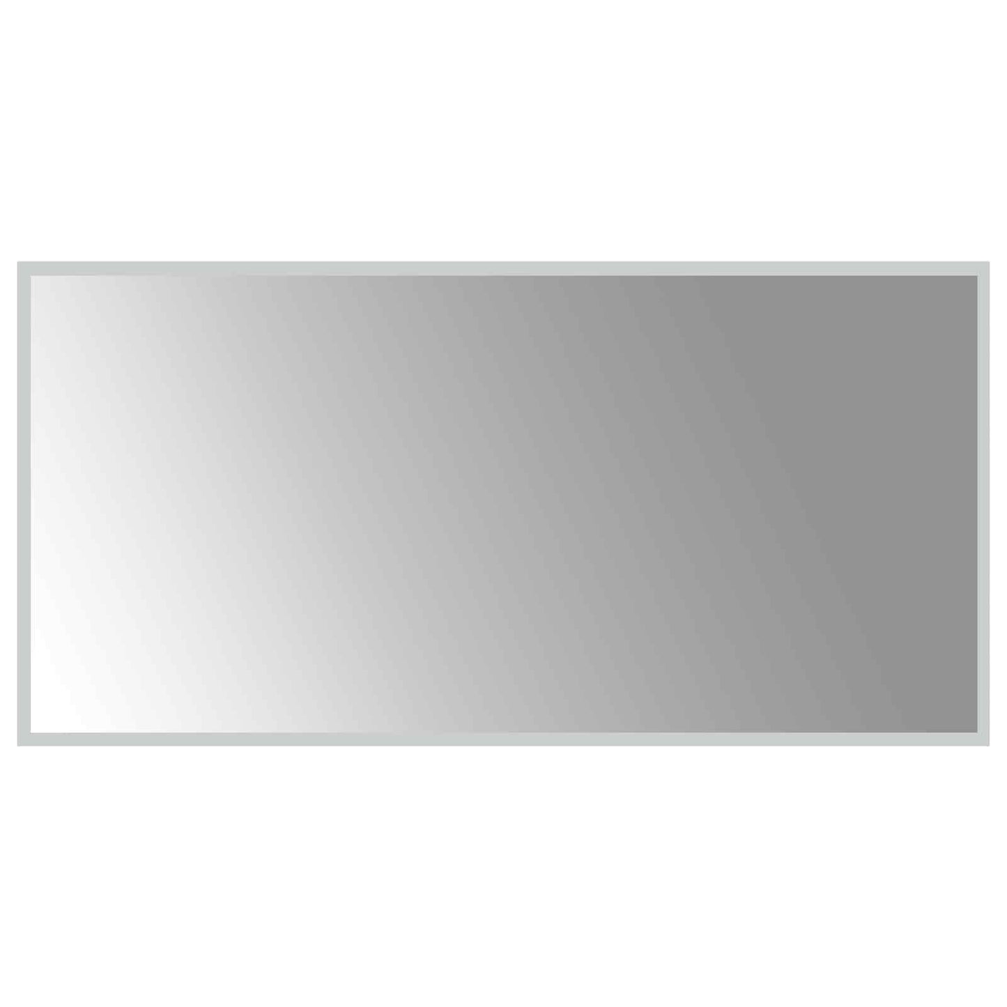 LED Fürdőszoba Tükör tükörrel Átlátszó 100 x 50 cm edzett üveg