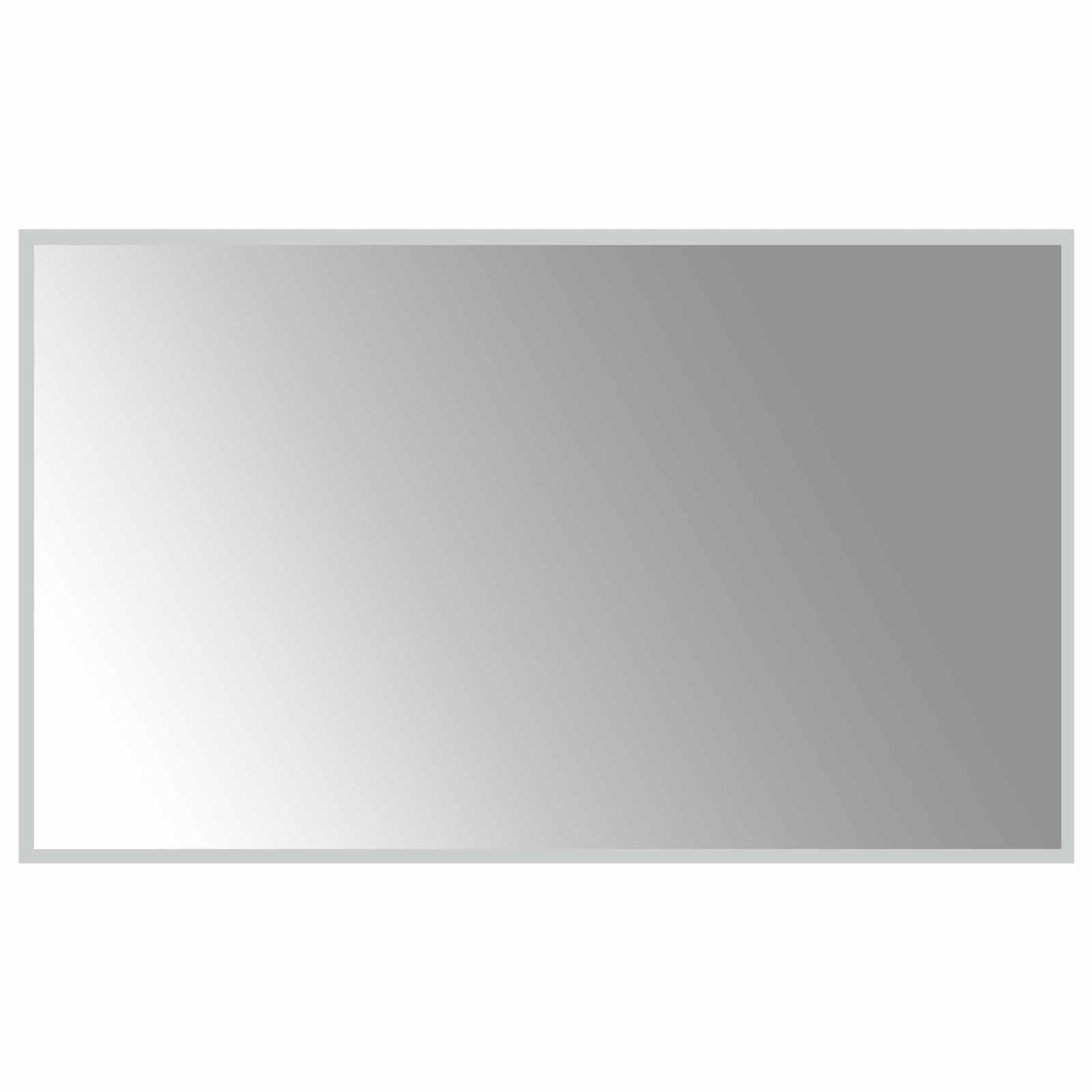 LED Fürdőszoba Tükör tükörrel Átlátszó 100 x 60 cm edzett üveg