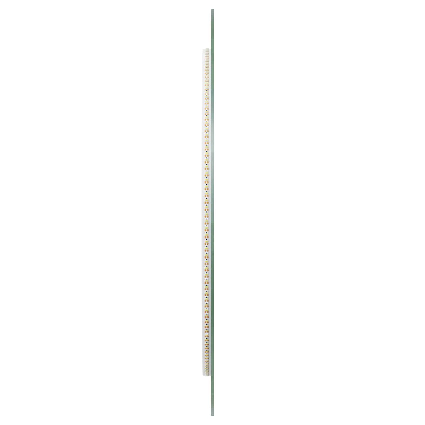 LED Fürdőszoba Tükör tükörrel Átlátszó Ø 60 cm edzett üveg