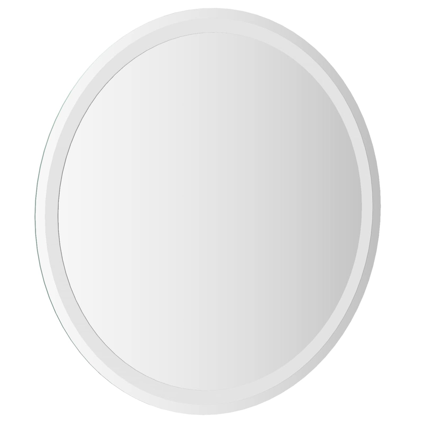 LED Fürdőszoba Tükör tükörrel Átlátszó Ø 70 cm edzett üveg