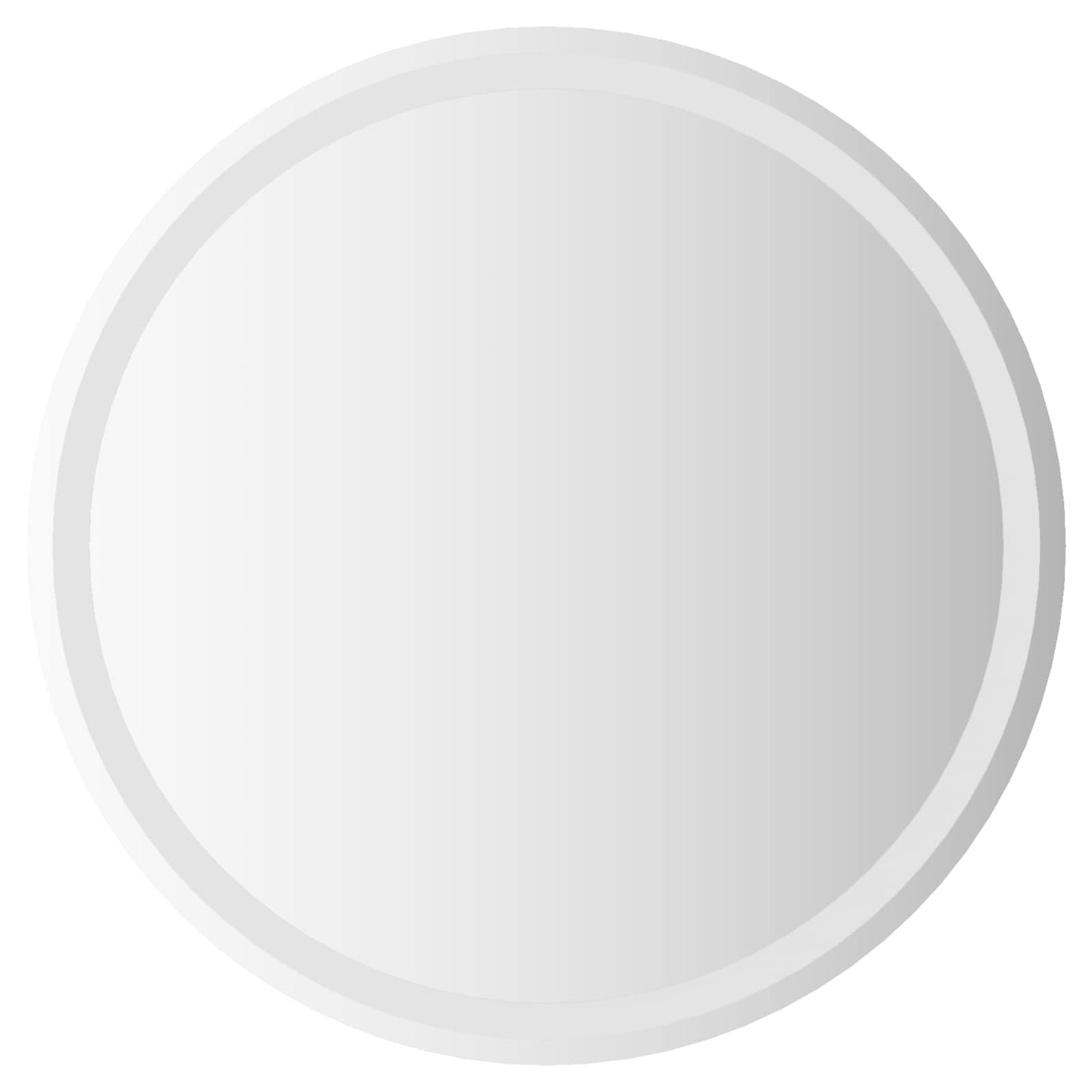 LED Fürdőszoba Tükör tükörrel Átlátszó Ø 70 cm edzett üveg