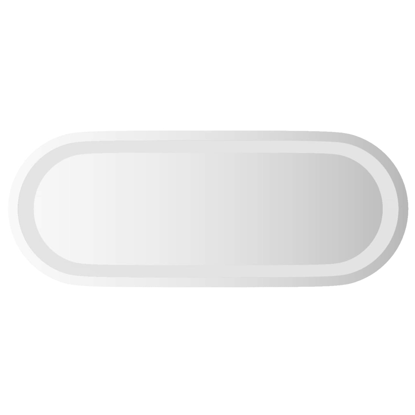 LED Fürdőszoba Tükör tükörrel Átlátszó 50 x 20 cm edzett üveg