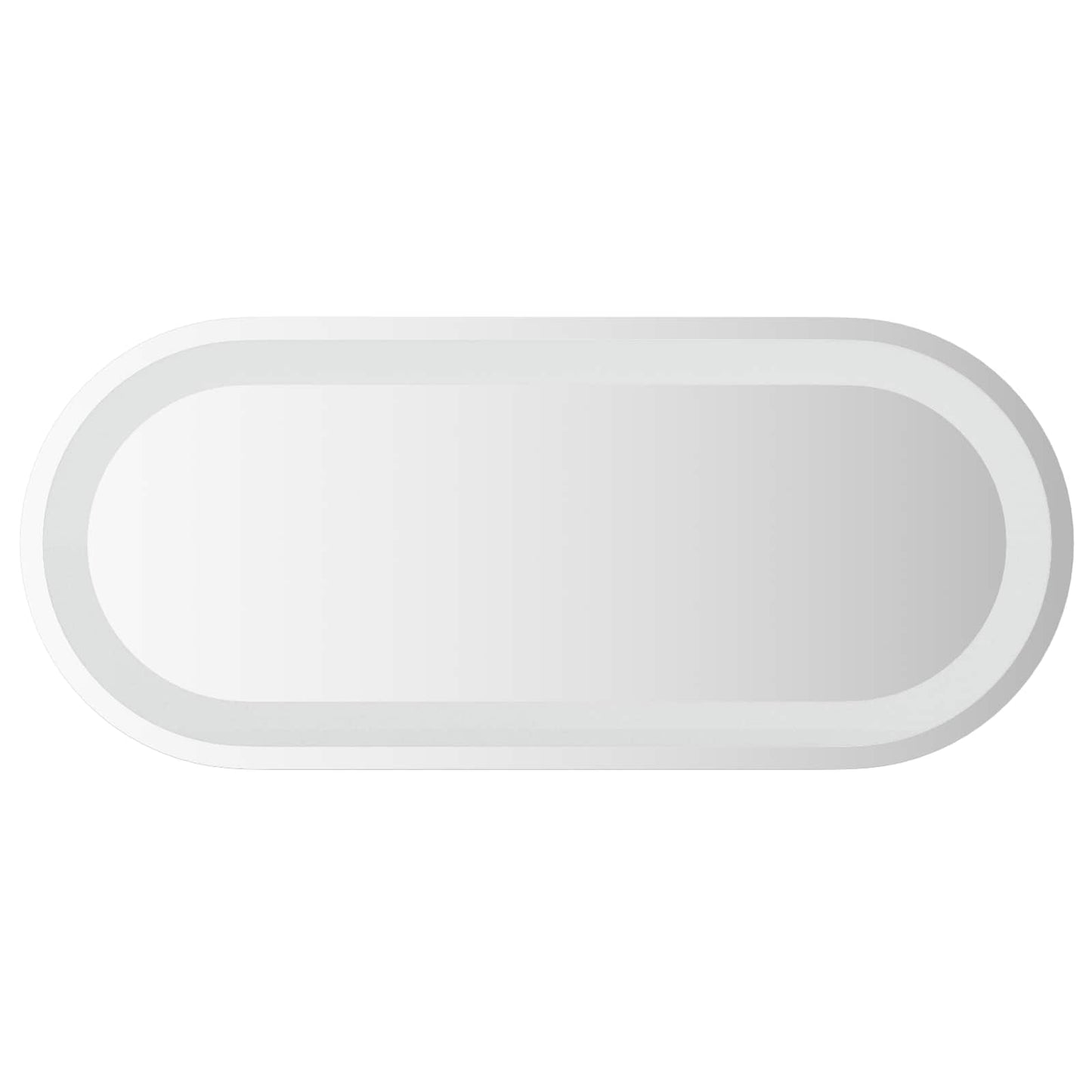 LED Fürdőszoba Tükör tükörrel Átlátszó 70 x 30 cm edzett üveg