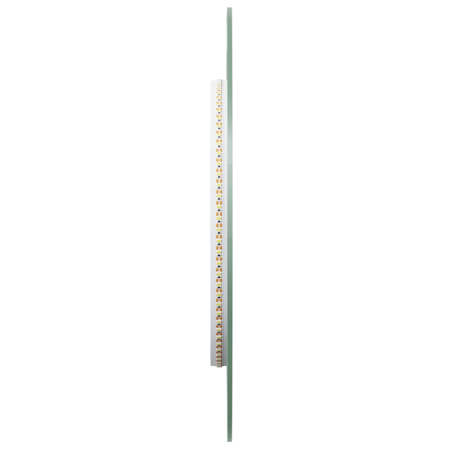 LED Fürdőszoba Tükör tükörrel Átlátszó 80 x 35 cm edzett üveg