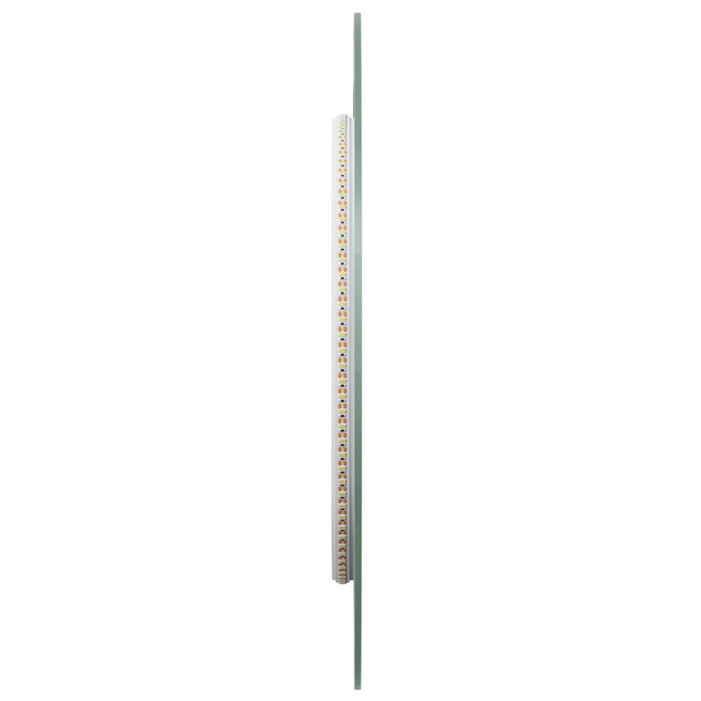 LED Fürdőszoba Tükör tükörrel Átlátszó 90 x 40 cm edzett üveg