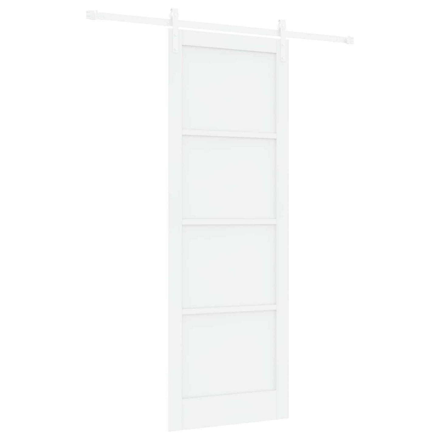 Csúszó ajtó Fehér 83 x 232 cm Tömör Fenyőfa