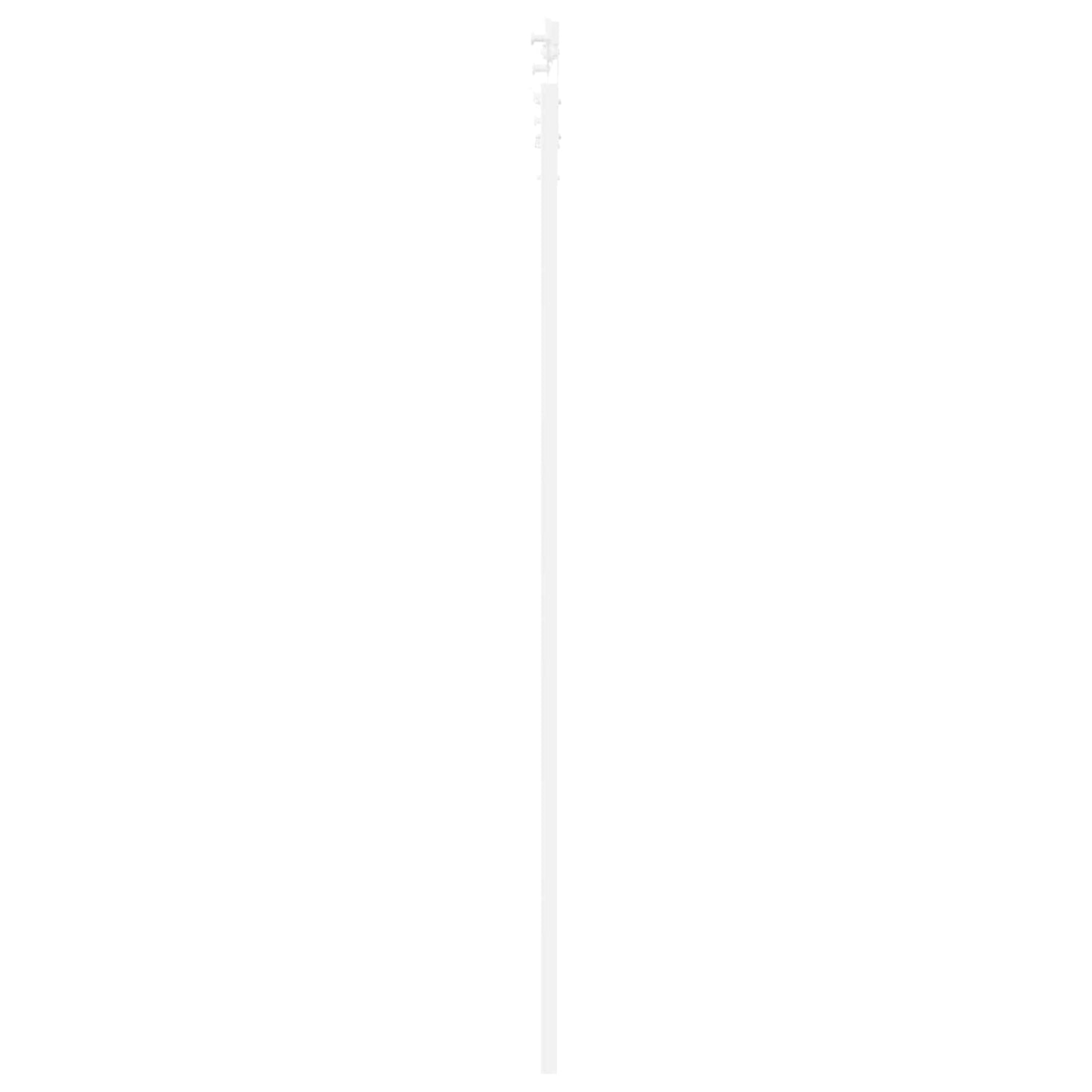 Csúszó ajtó Fehér 83 x 232 cm Tömör Fenyőfa