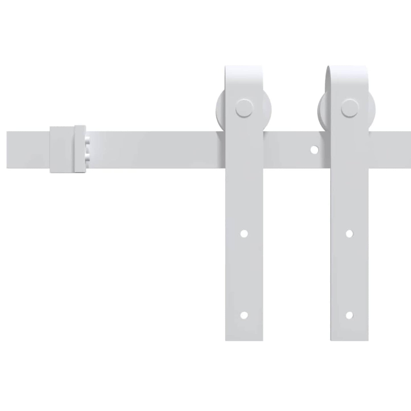 Csúszó ajtó Fehér 83 x 232 cm Tömör Fenyőfa