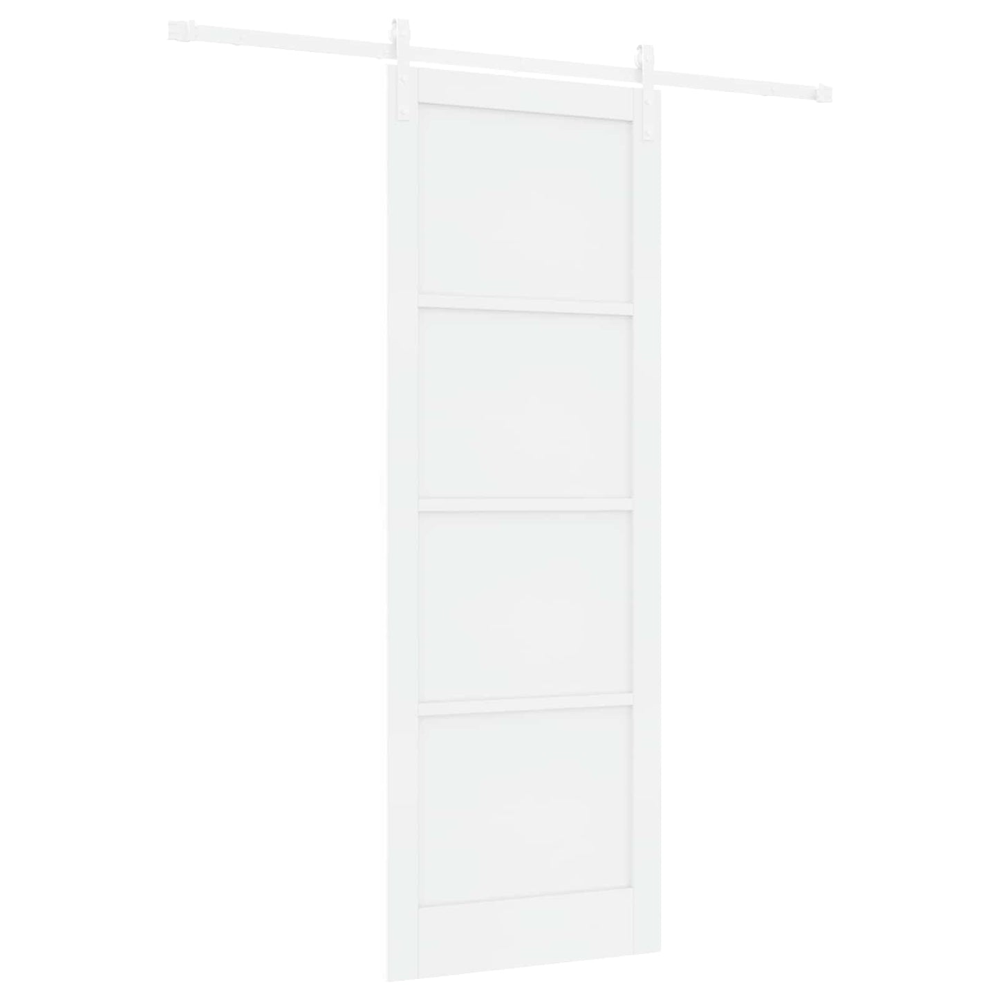 Csúszó ajtó Fehér 83 x 232 cm Tömör Fenyőfa