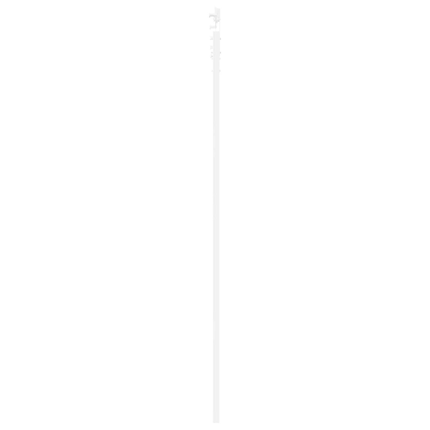 Csúszó ajtó Fehér 83 x 232 cm Tömör Fenyőfa