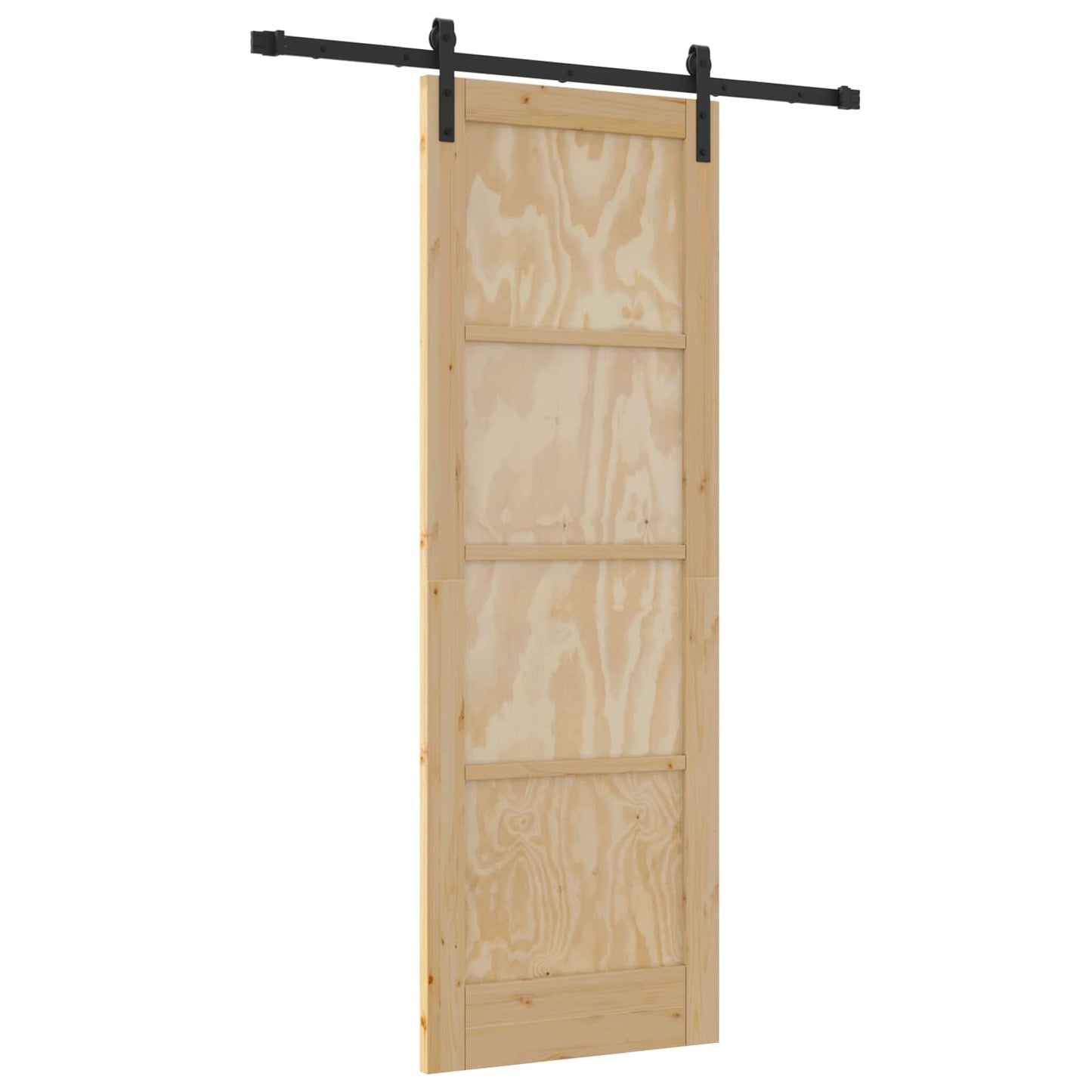Csúszó ajtó Természetes 73,5 x 211 cm Tömör Fenyőfa