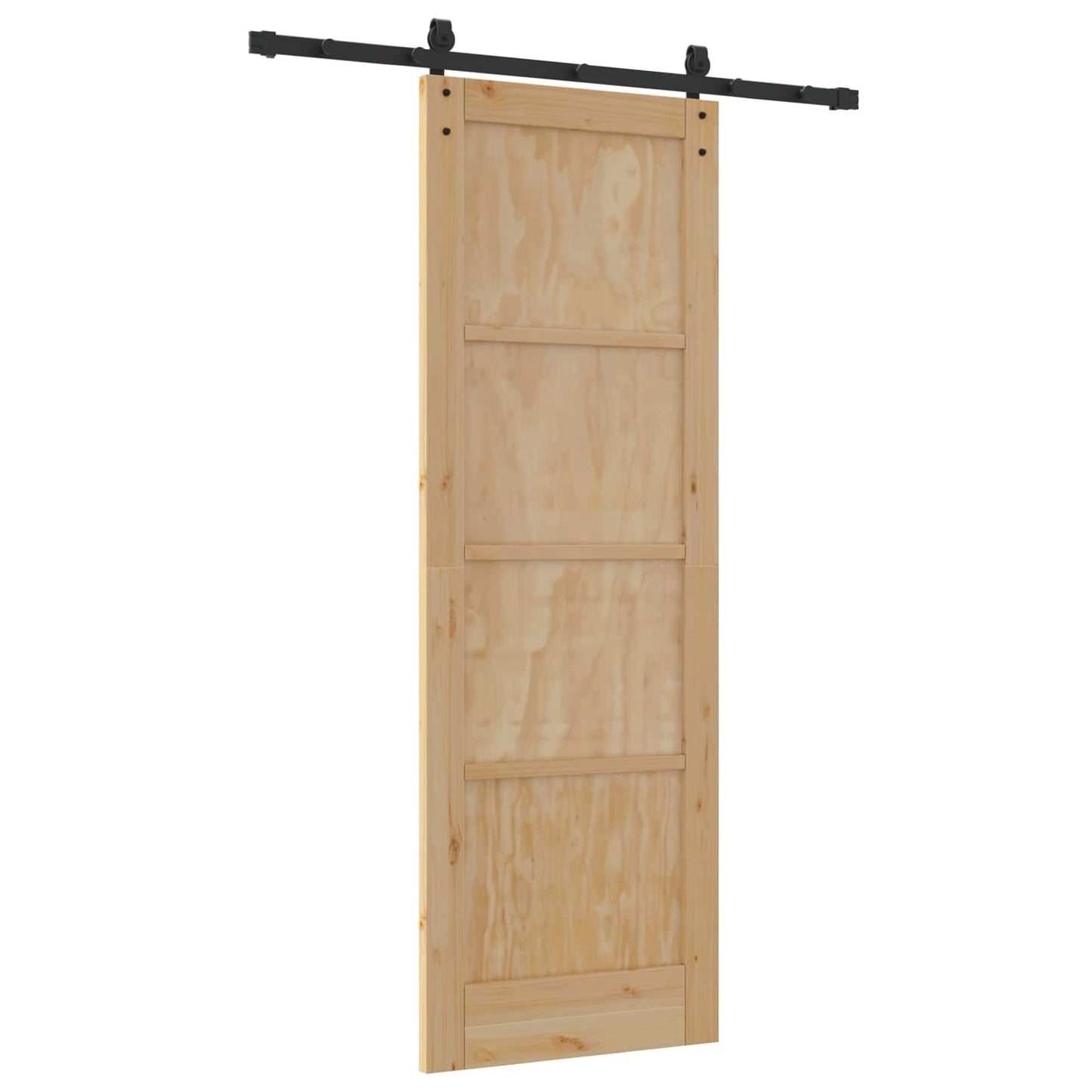 Csúszó ajtó Természetes 73,5 x 211 cm Tömör Fenyőfa