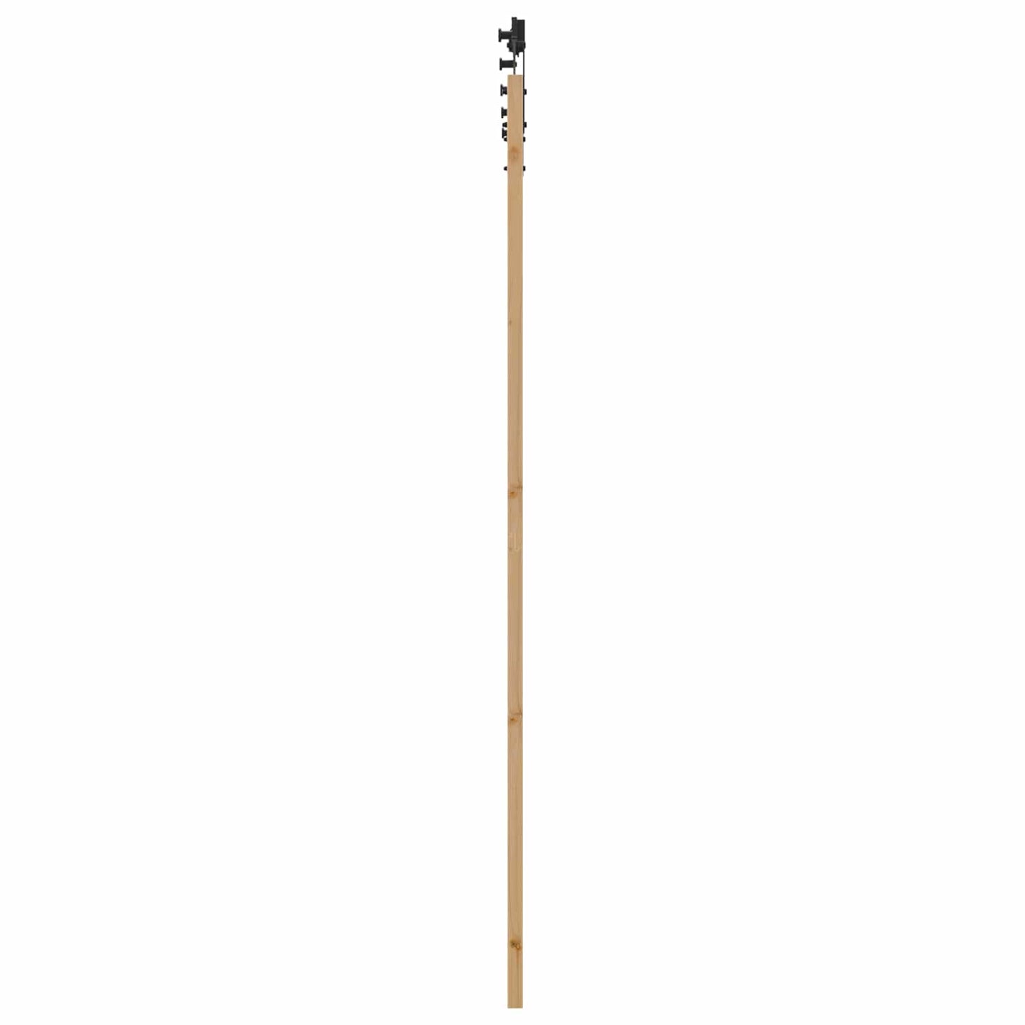 Csúszó ajtó Természetes 83 x 232 cm Tömör Fenyőfa