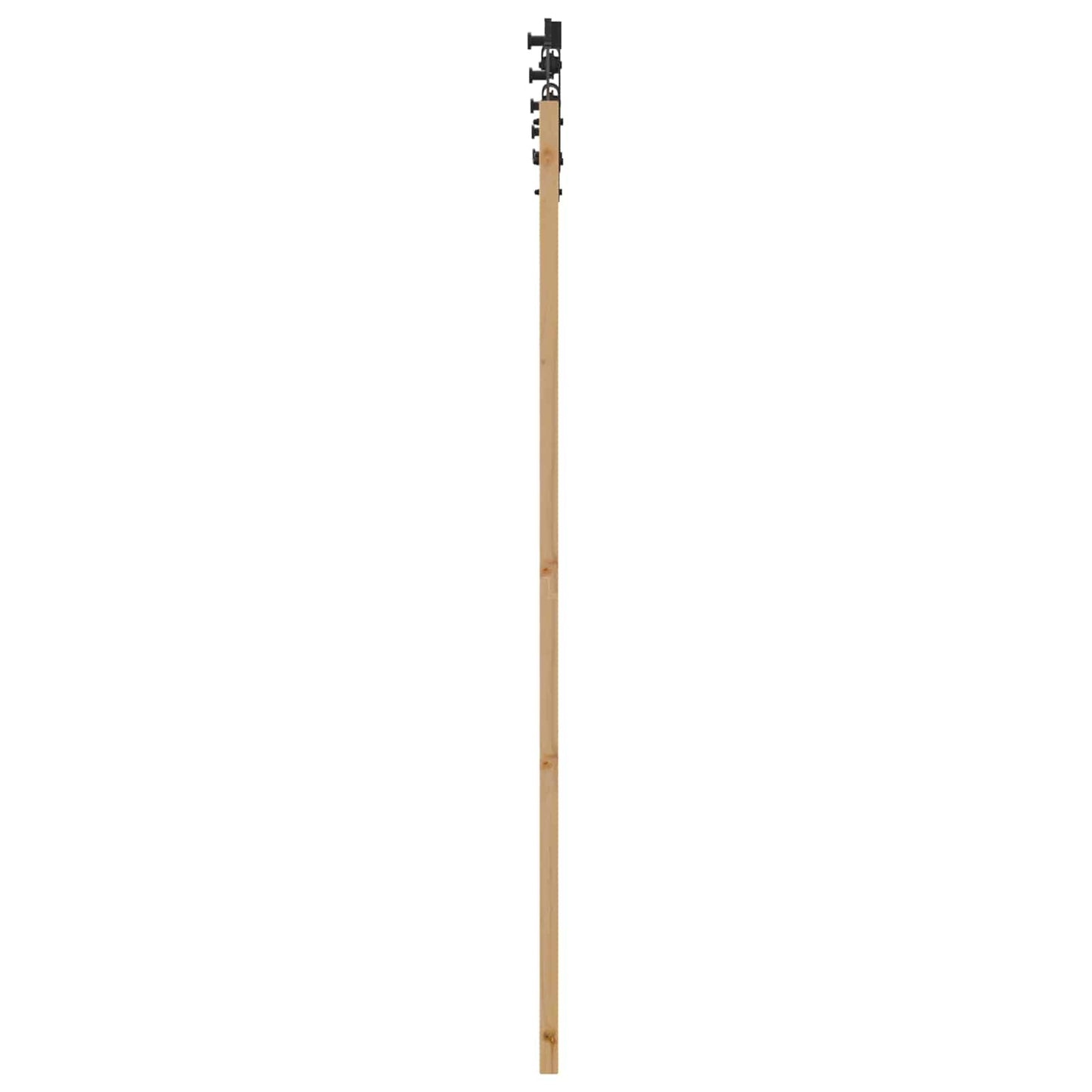 Csúszó ajtó Természetes 61 x 198,5 cm Tömör Fenyőfa