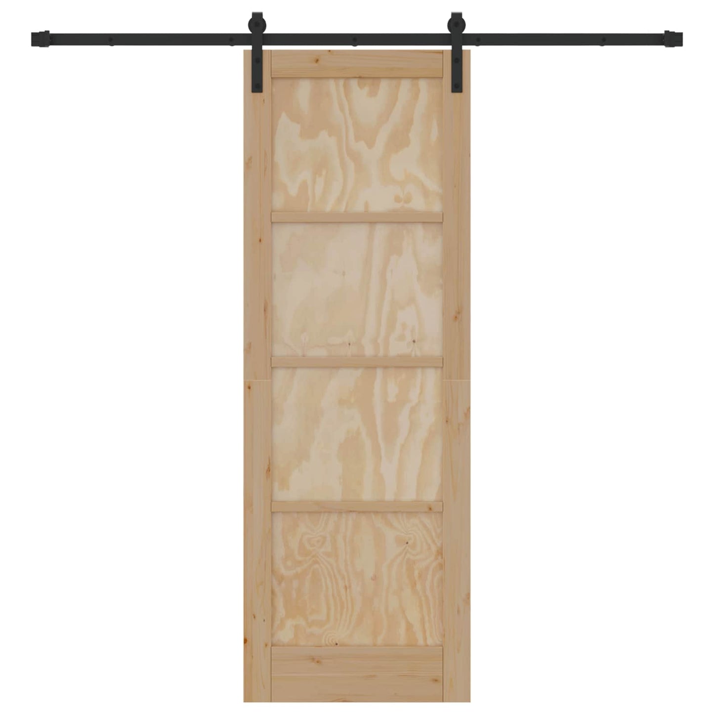 Csúszó ajtó Természetes 73,5 x 211 cm Tömör Fenyőfa