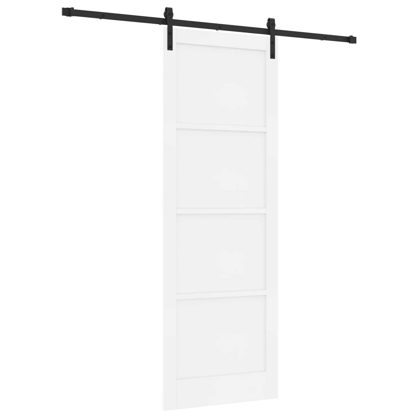 Csúszó ajtó Fehér 83 x 232 cm Tömör Fenyőfa