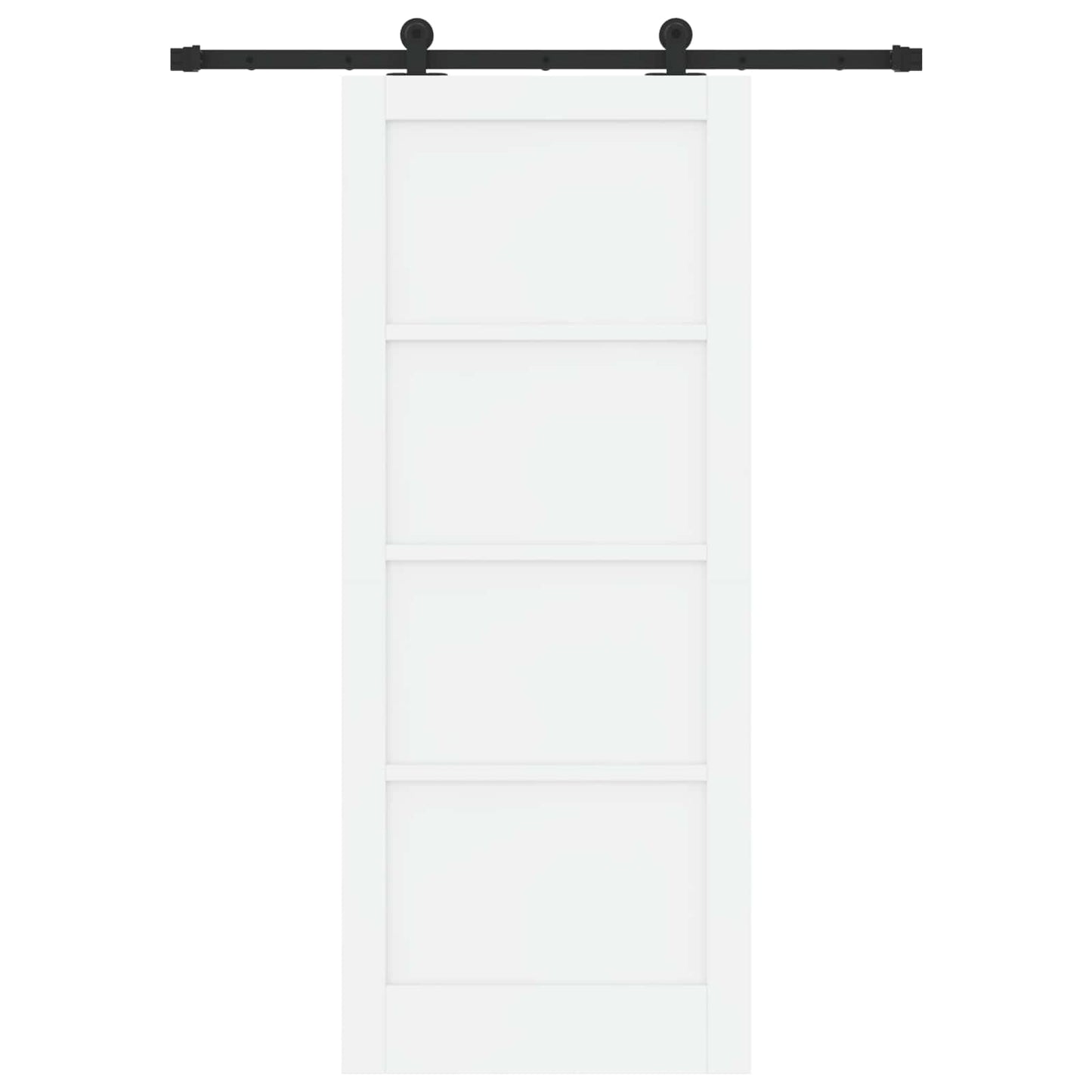 Csúszó ajtó ORKDAL Fehér 83 x 202 cm Tömör Fenyőfa