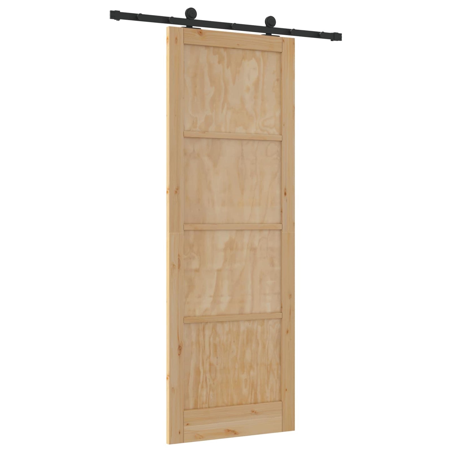 Csúszó ajtó ORKDAL Természetes 83 x 232 cm Tömör Fenyőfa