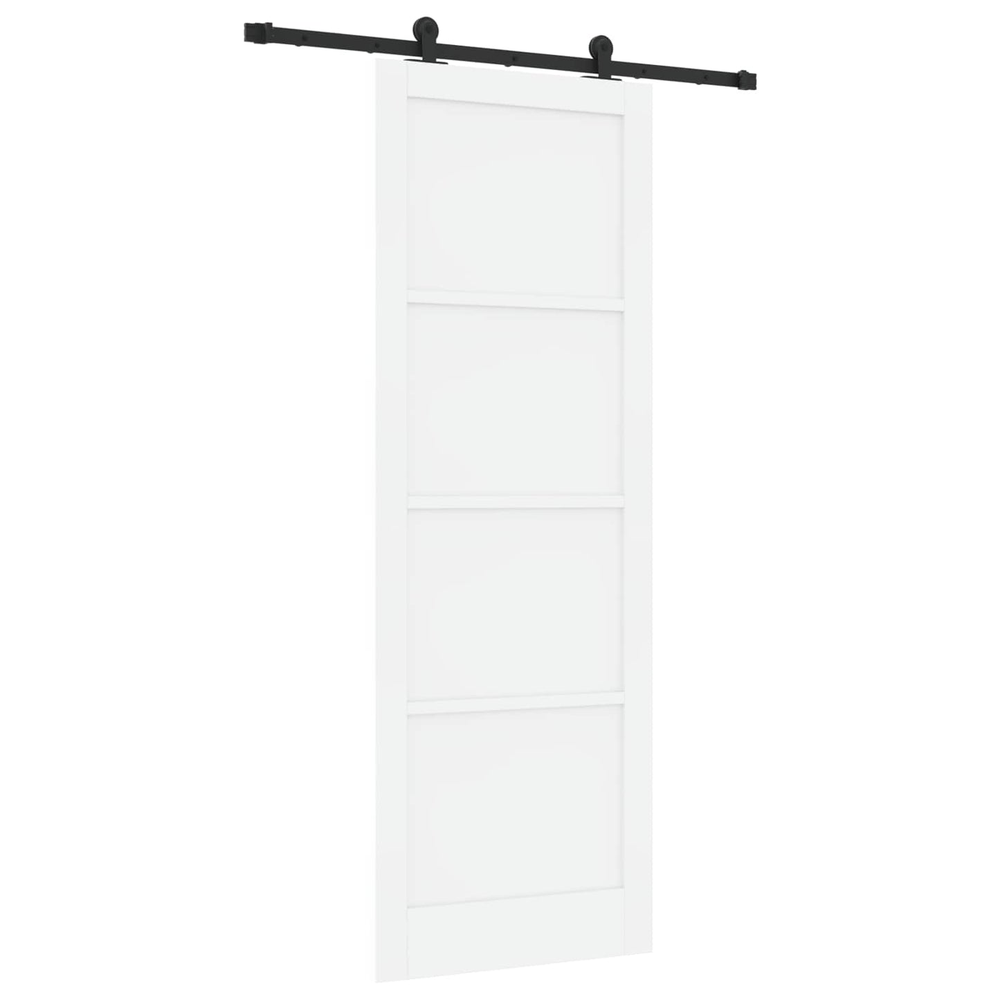 Csúszó ajtó ORKDAL Fehér 83 x 232 cm Tömör Fenyőfa