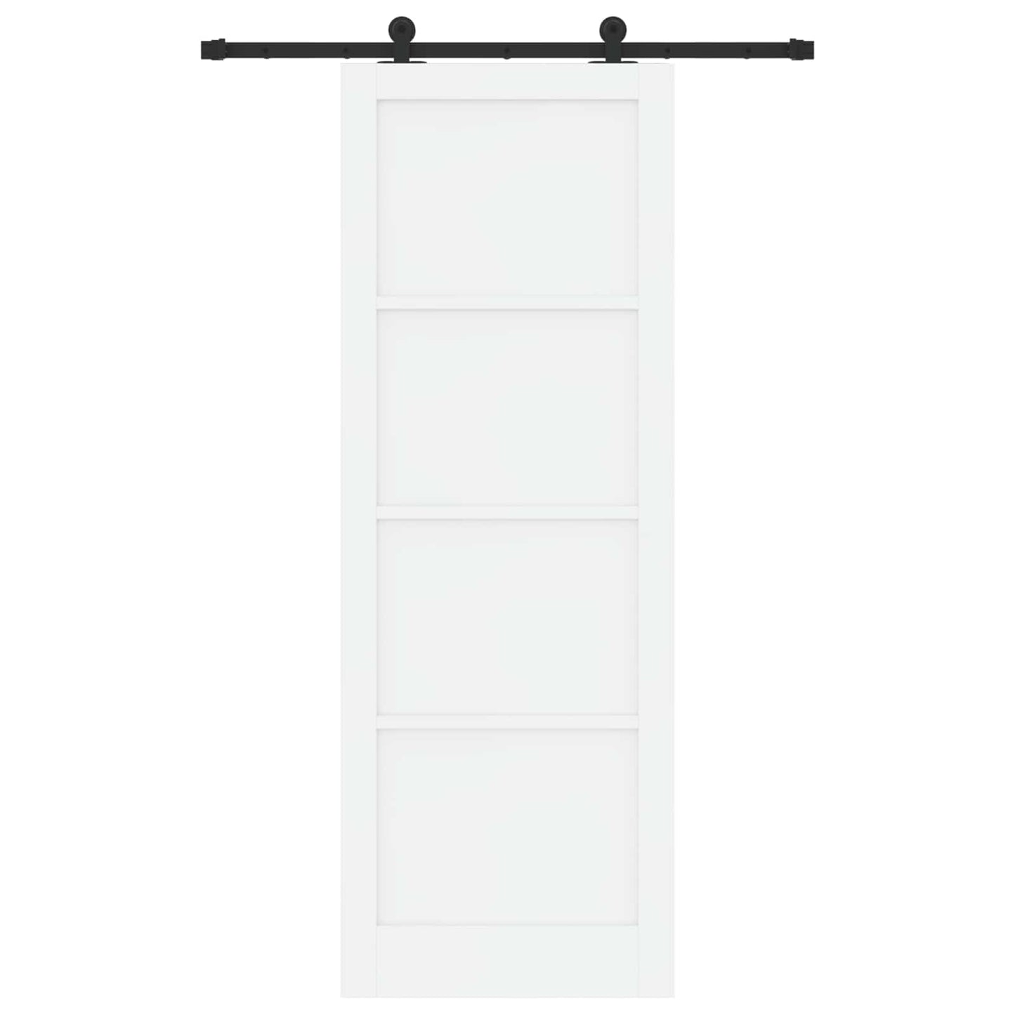 Csúszó ajtó ORKDAL Fehér 83 x 232 cm Tömör Fenyőfa