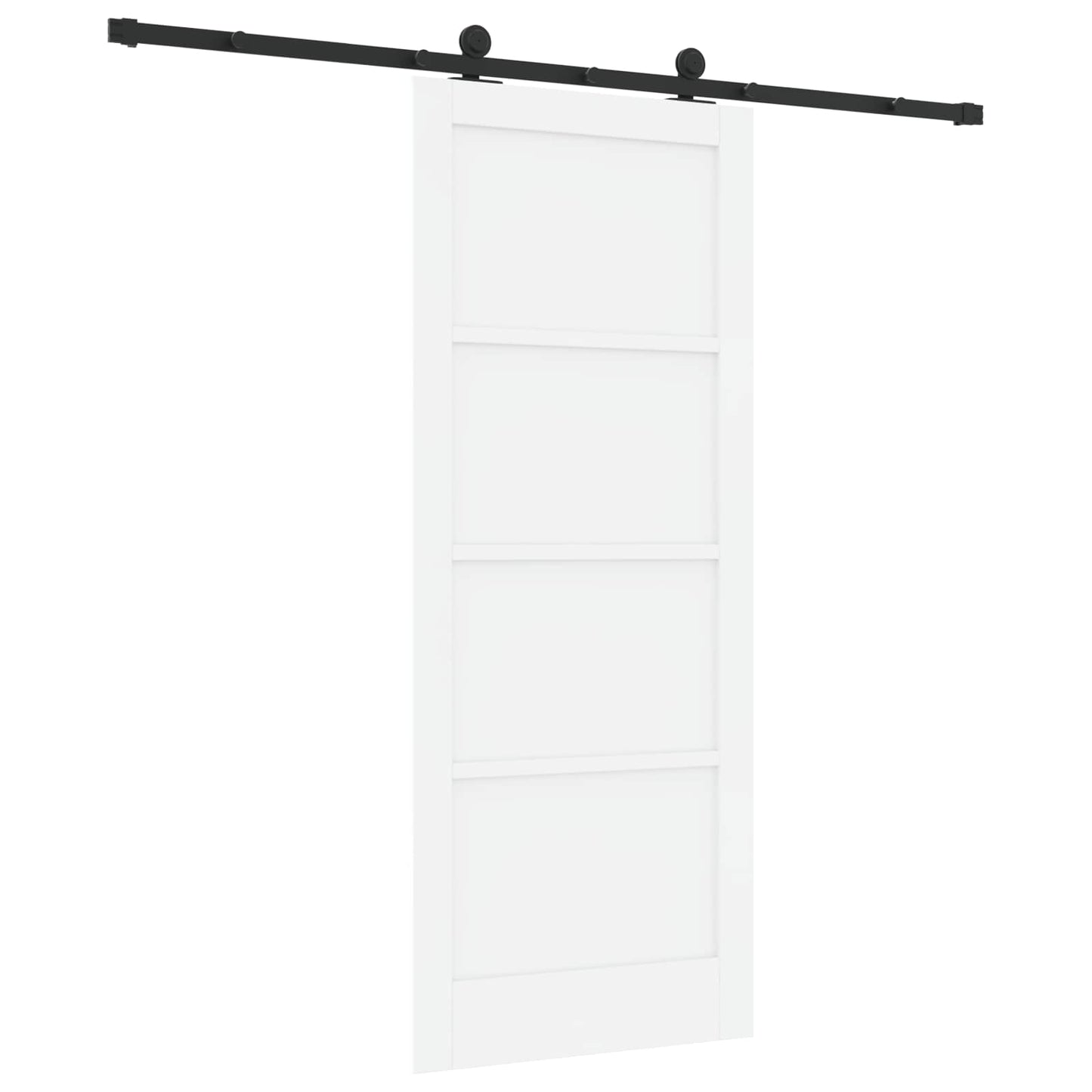Csúszó ajtó ORKDAL Fehér 83 x 202 cm Tömör Fenyőfa