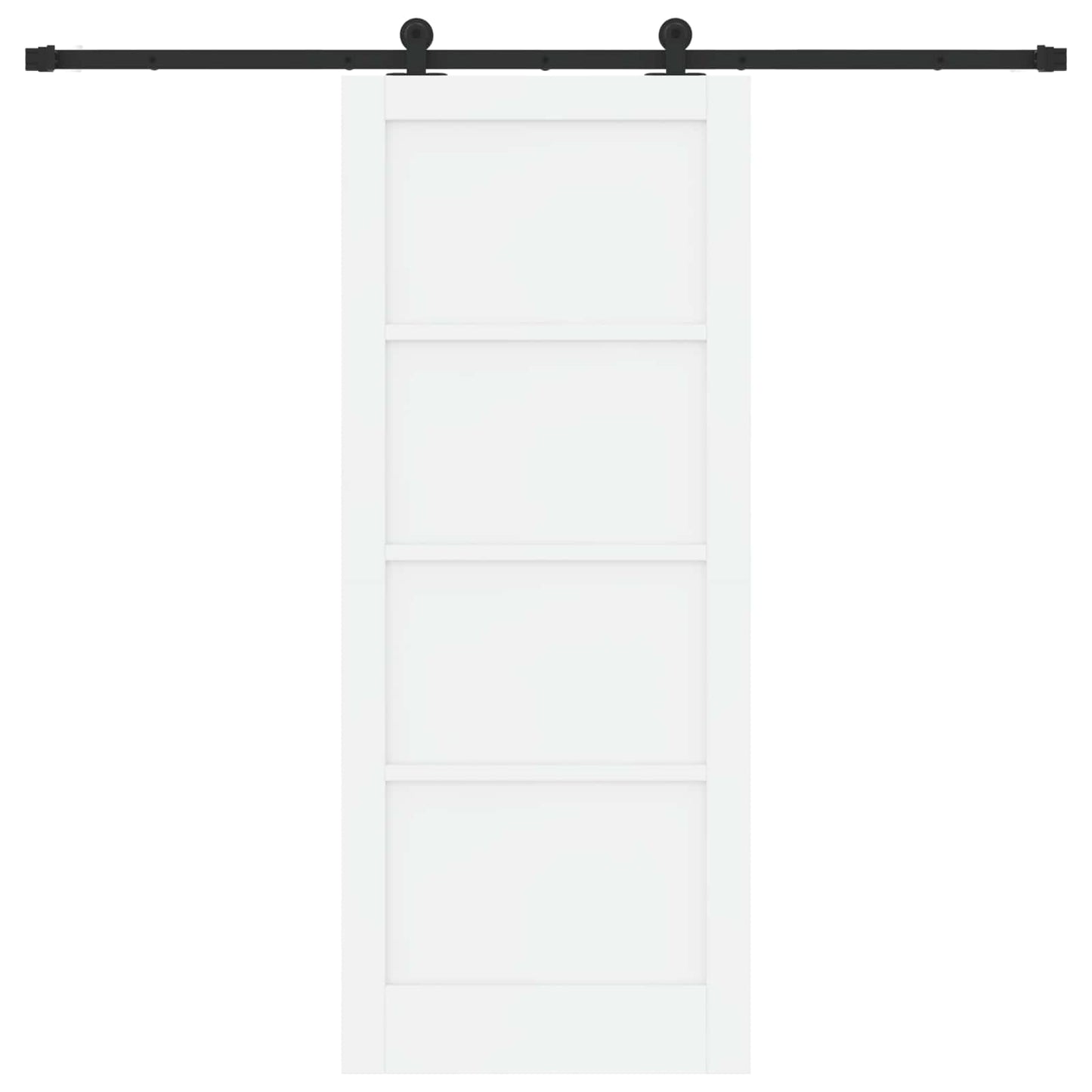 Csúszó ajtó ORKDAL Fehér 83 x 202 cm Tömör Fenyőfa