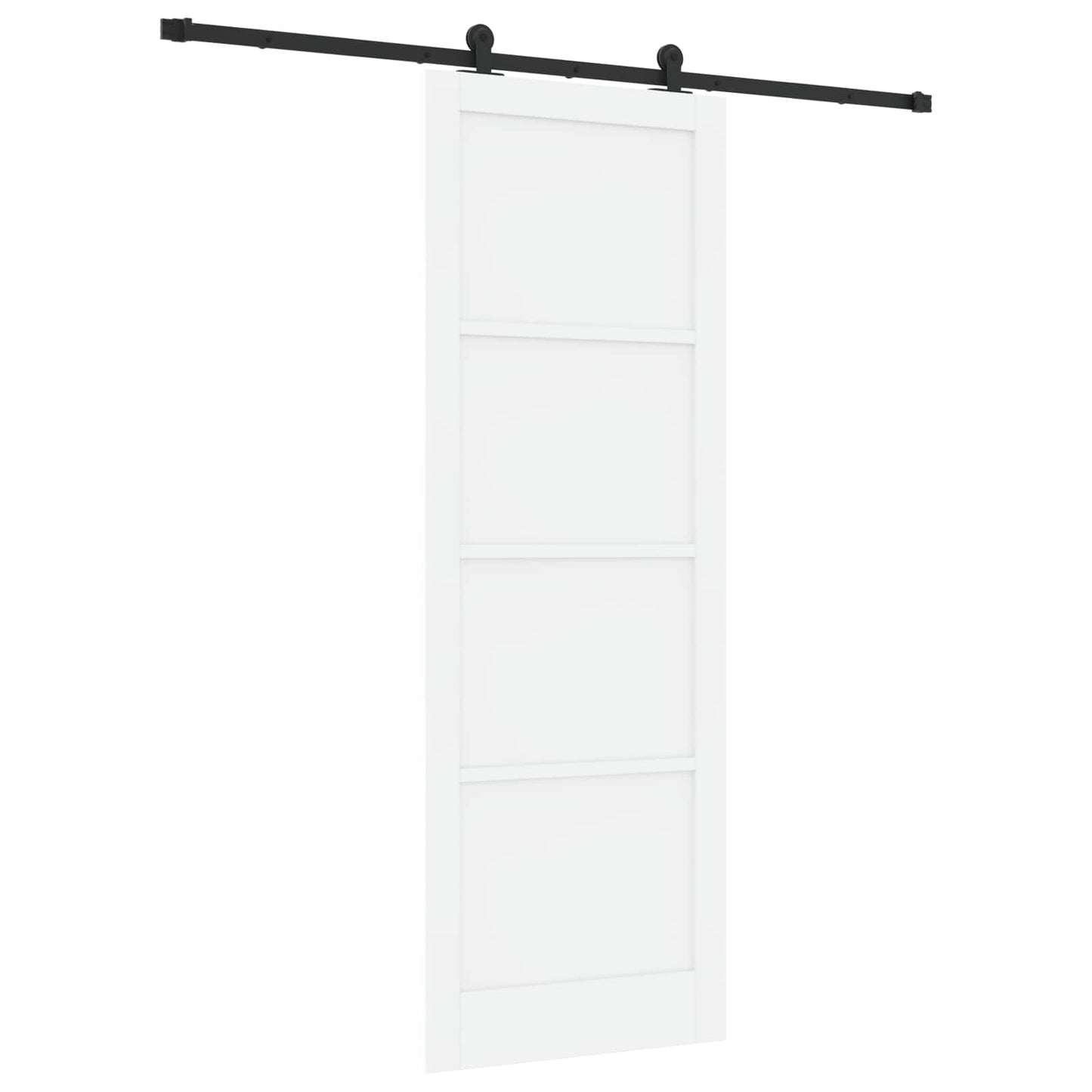 Csúszó ajtó ORKDAL Fehér 83 x 232 cm Tömör Fenyőfa