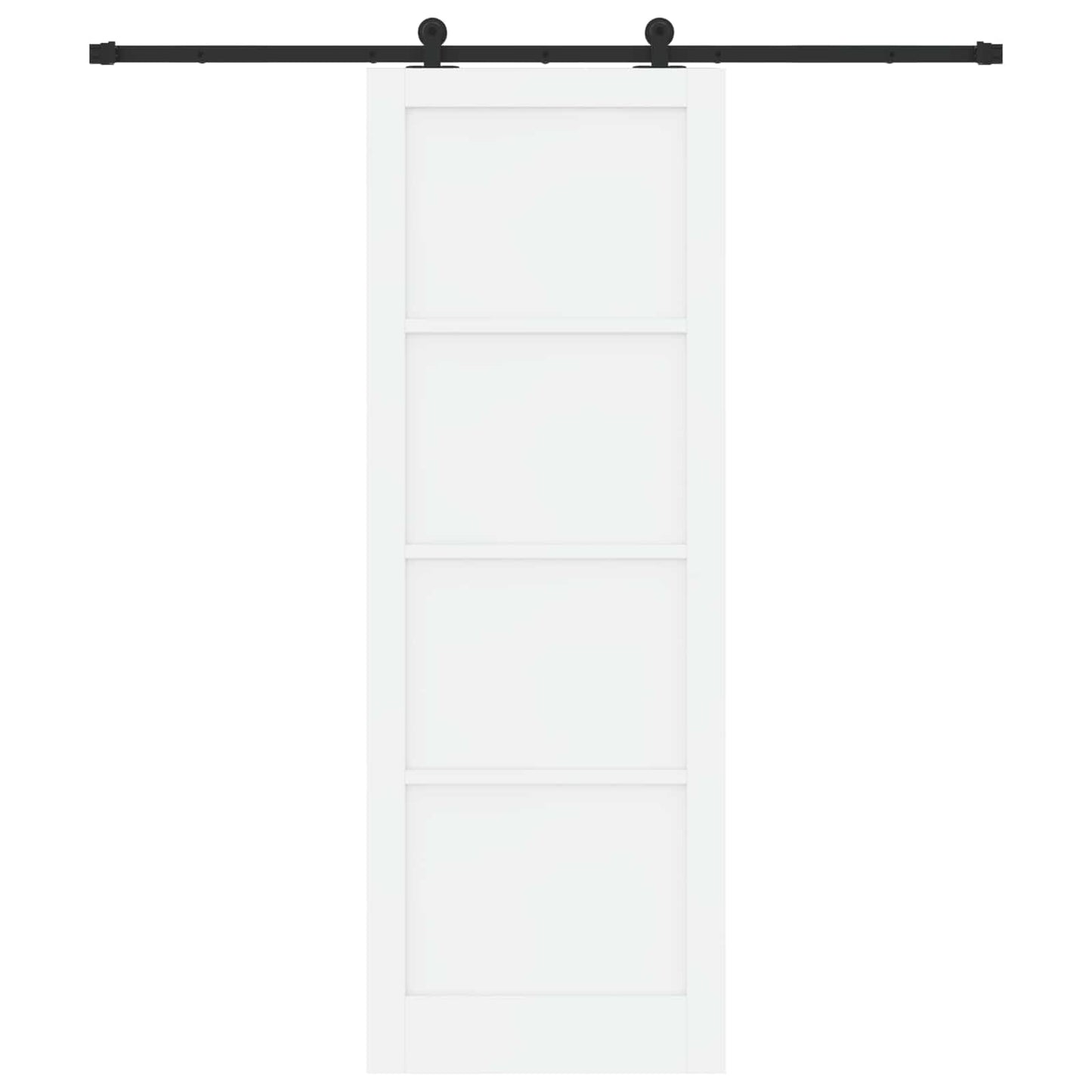 Csúszó ajtó ORKDAL Fehér 83 x 232 cm Tömör Fenyőfa