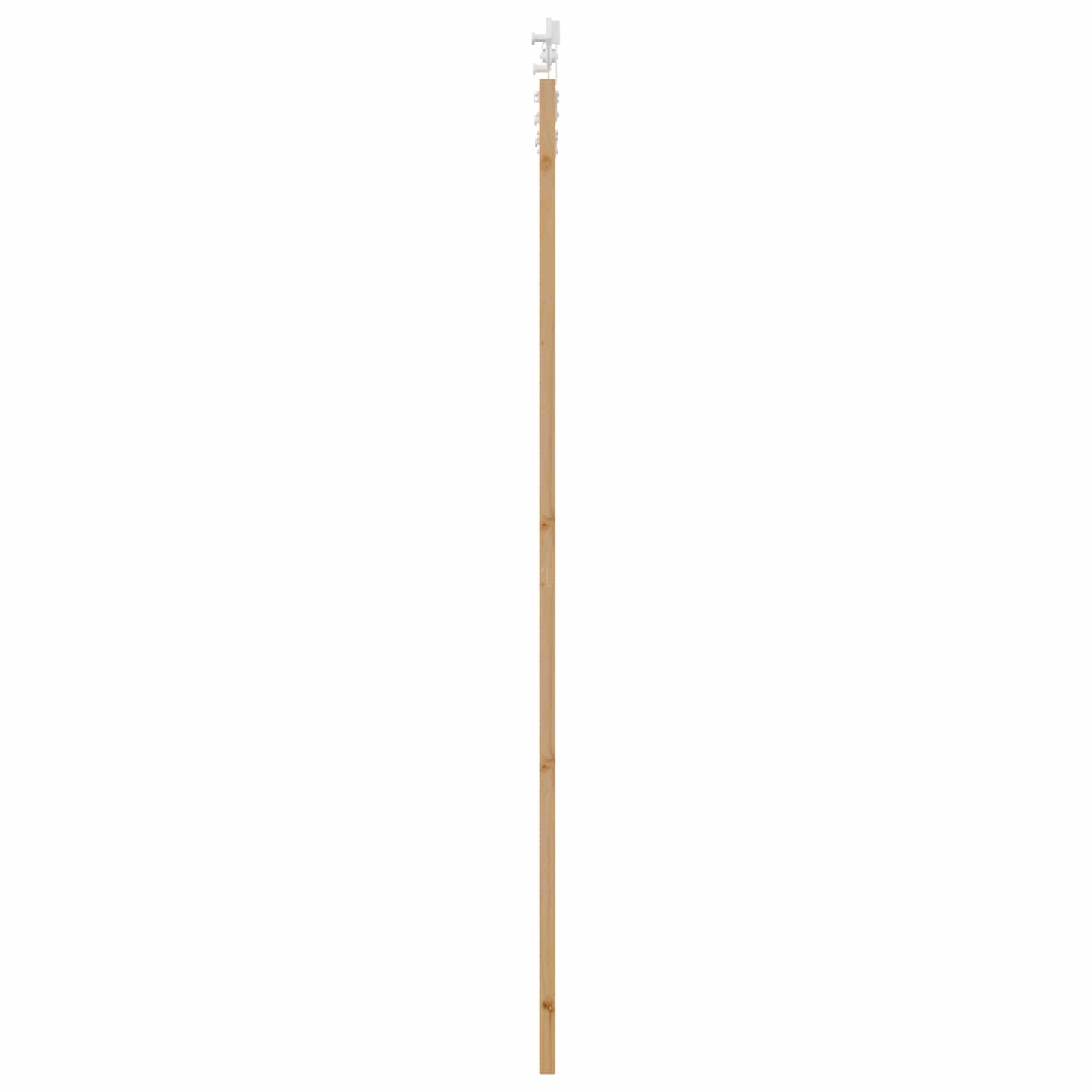 Csúszó ajtó Természetes és Fehér 83 x 232 cm Tömör Fenyőfa